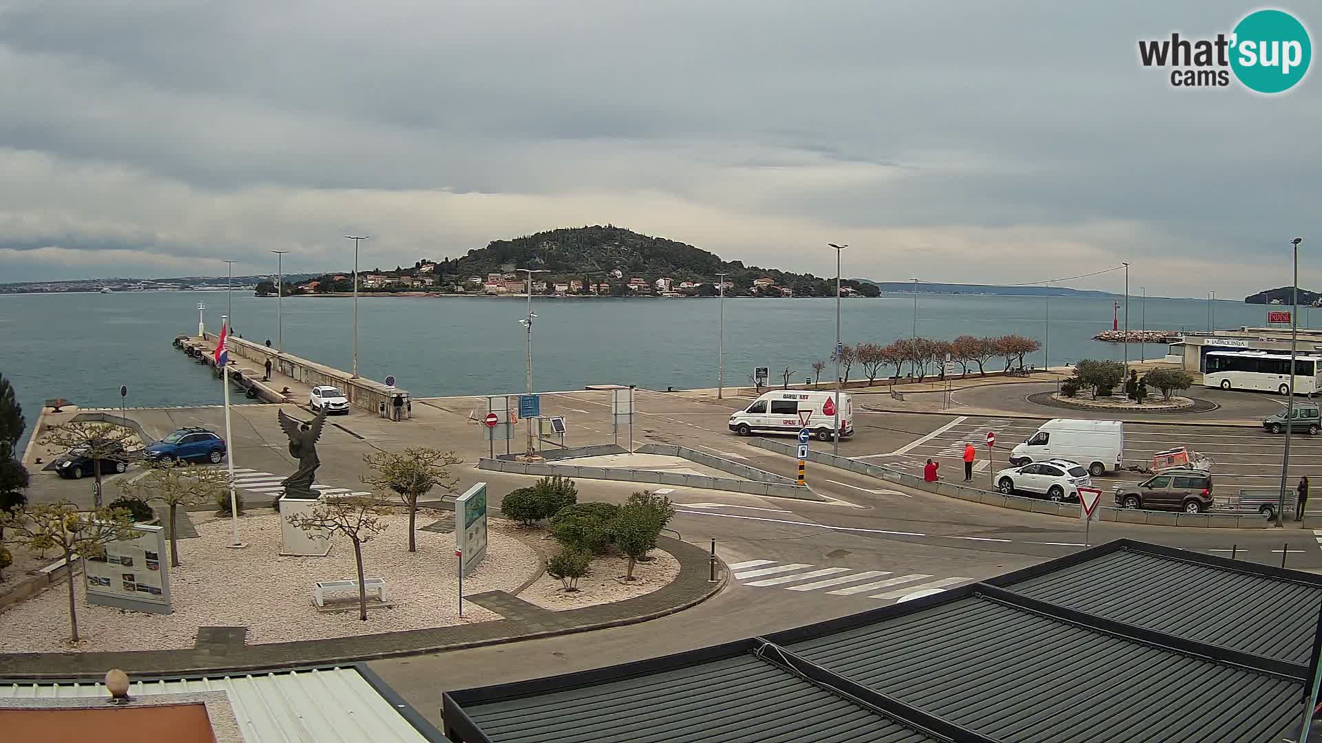 Webcam Ugljan – Preko Ferry to Zadar
