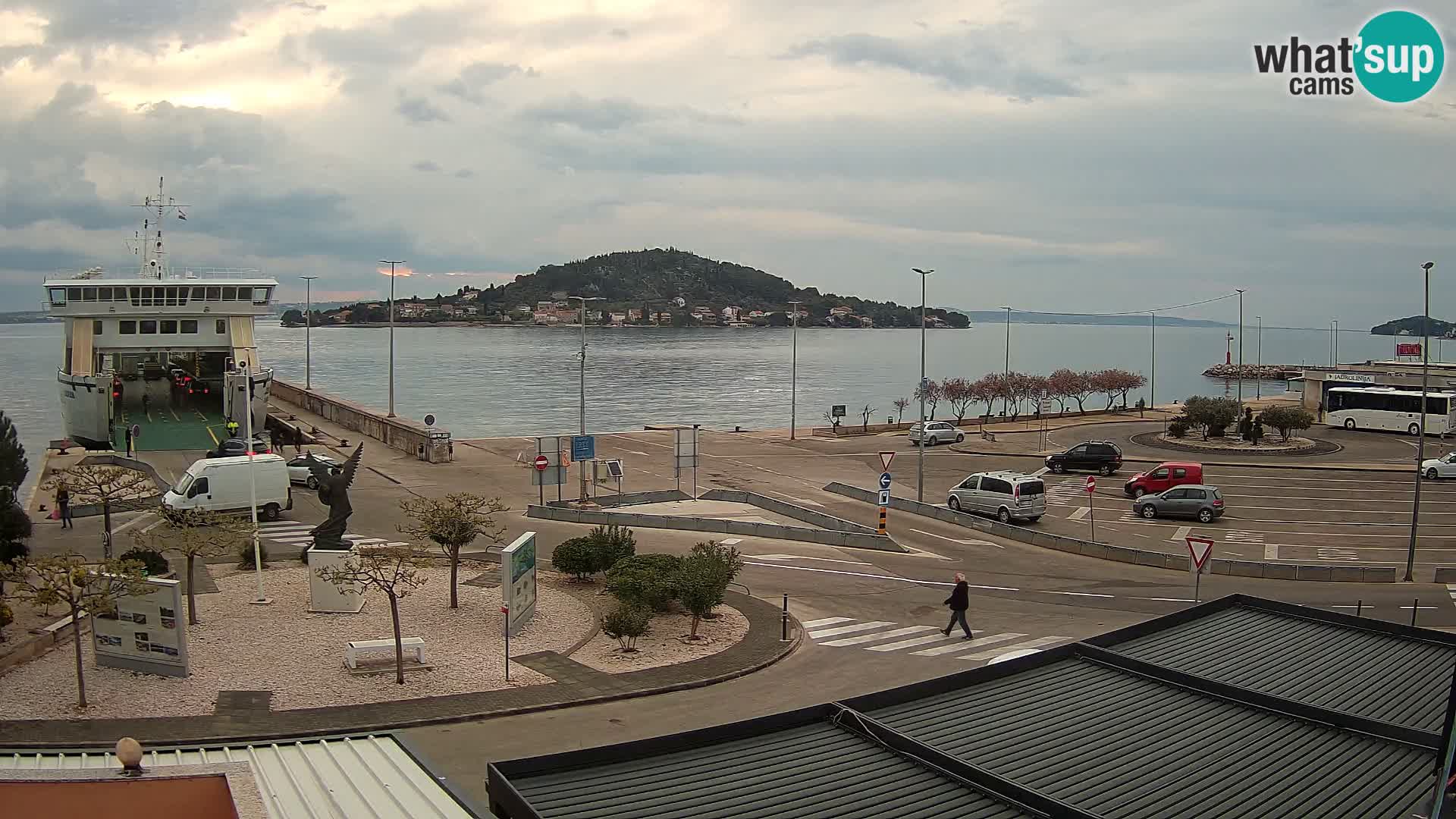 Webcam Ugljan – Preko Ferry to Zadar