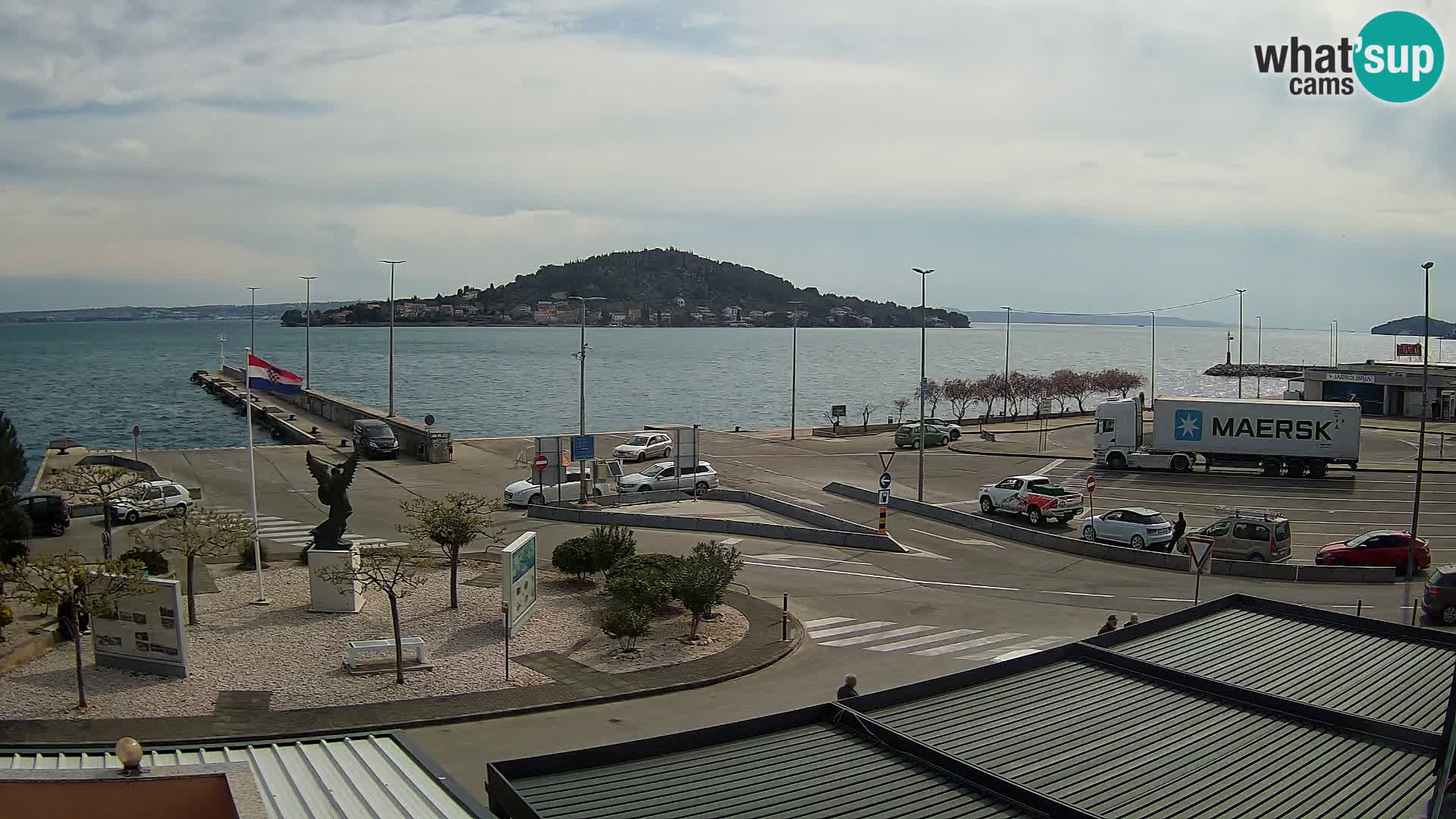 Webcam Ugljan – Preko Ferry to Zadar