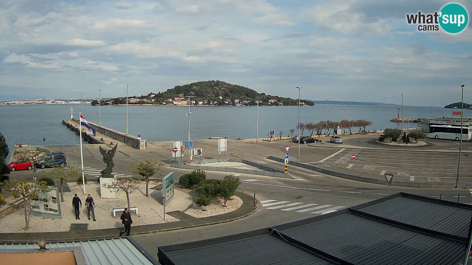 Web kamera Ugljan – Preko trajekt za Zadar