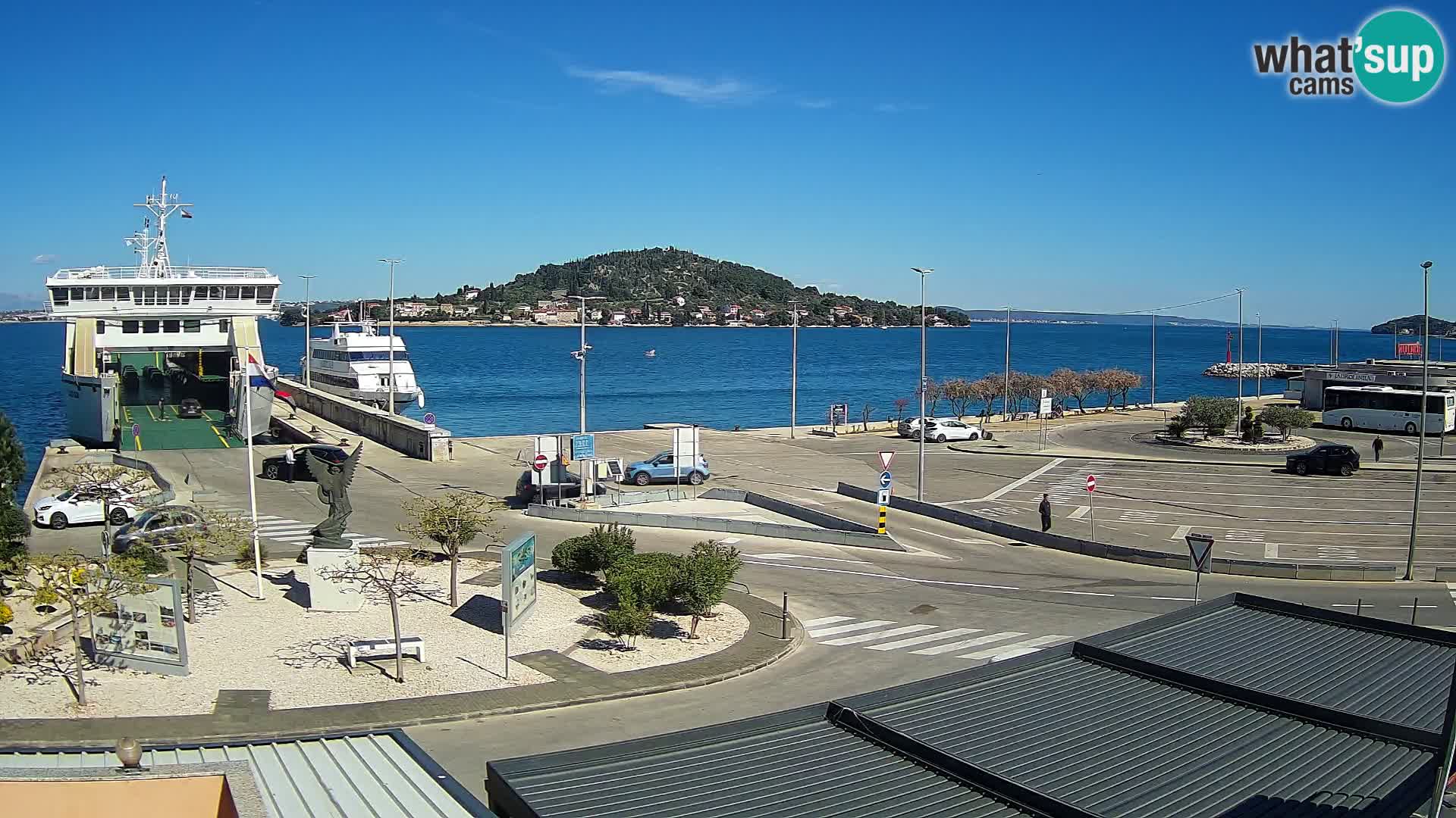 Webcam Ugliano – terminal traghetto da Preko a Zara