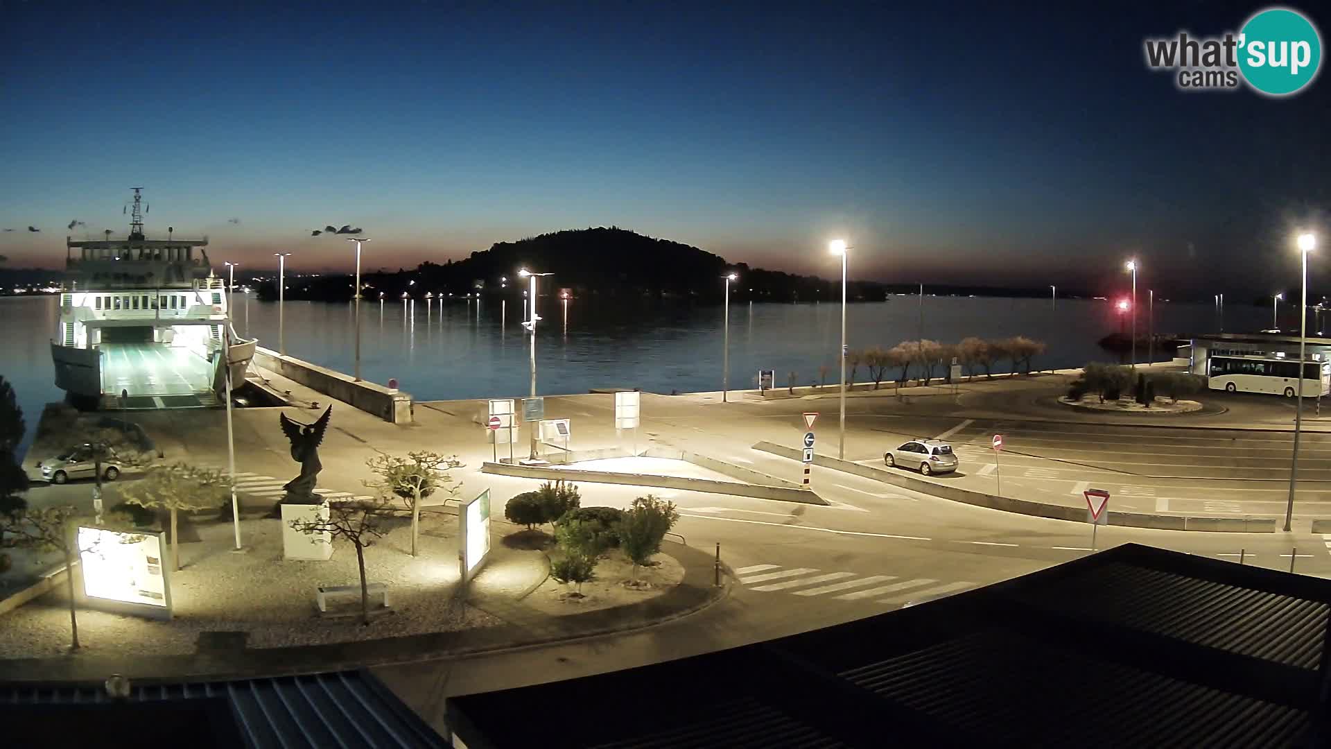 Webcam Ugljan – Preko Ferry to Zadar