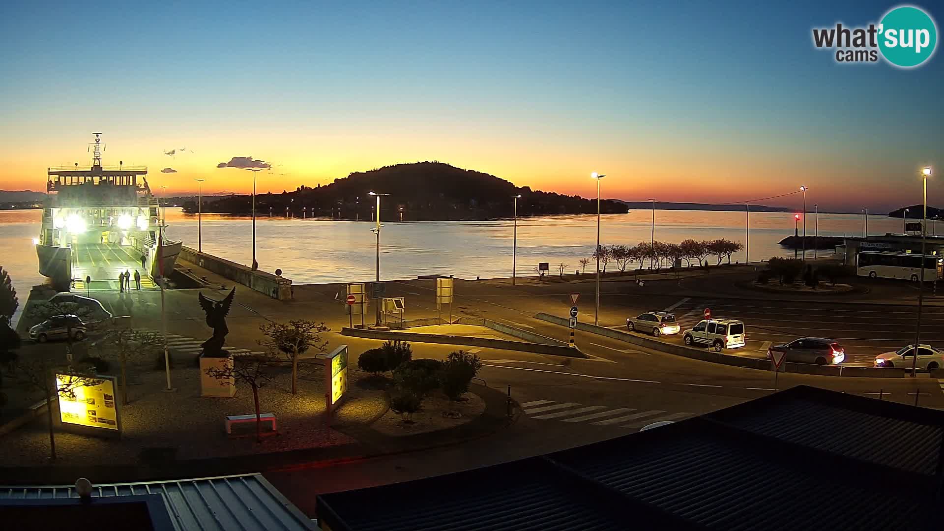 Webcam Ugljan – Preko Ferry to Zadar