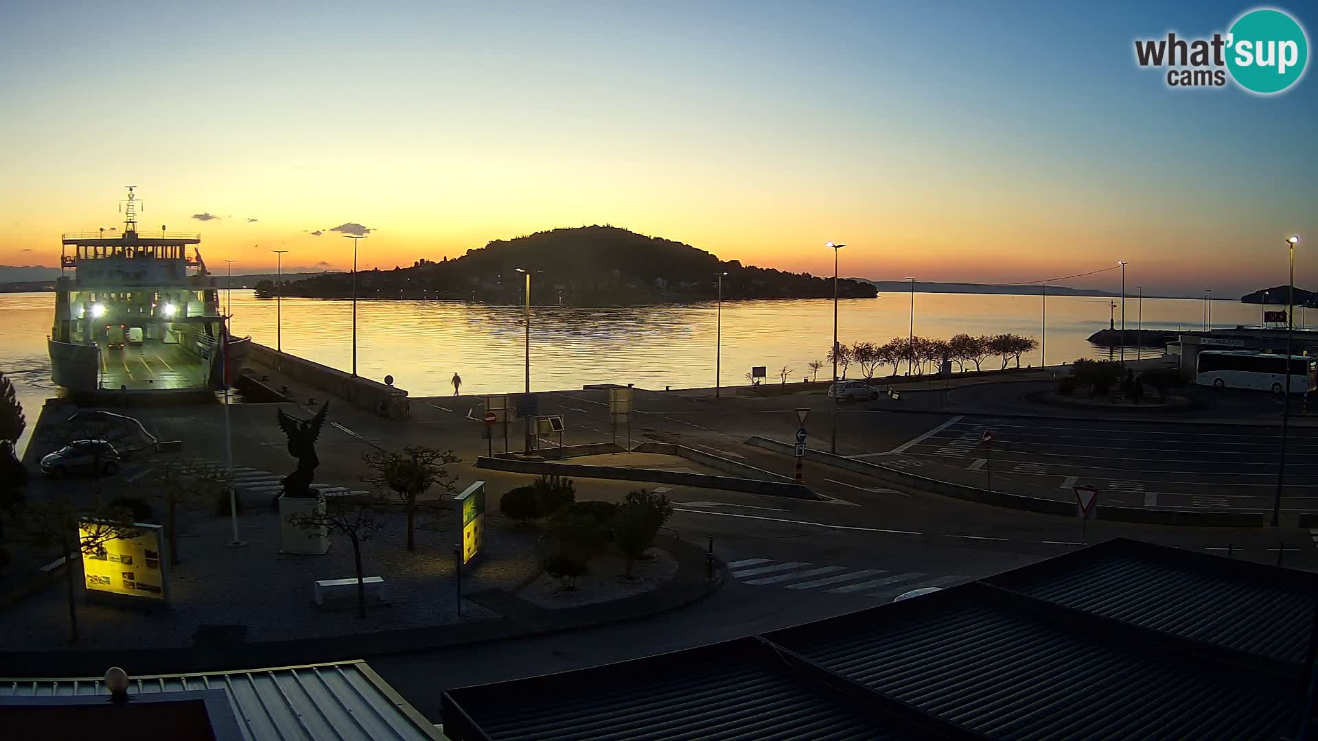 Webcam Ugljan – Preko Ferry to Zadar