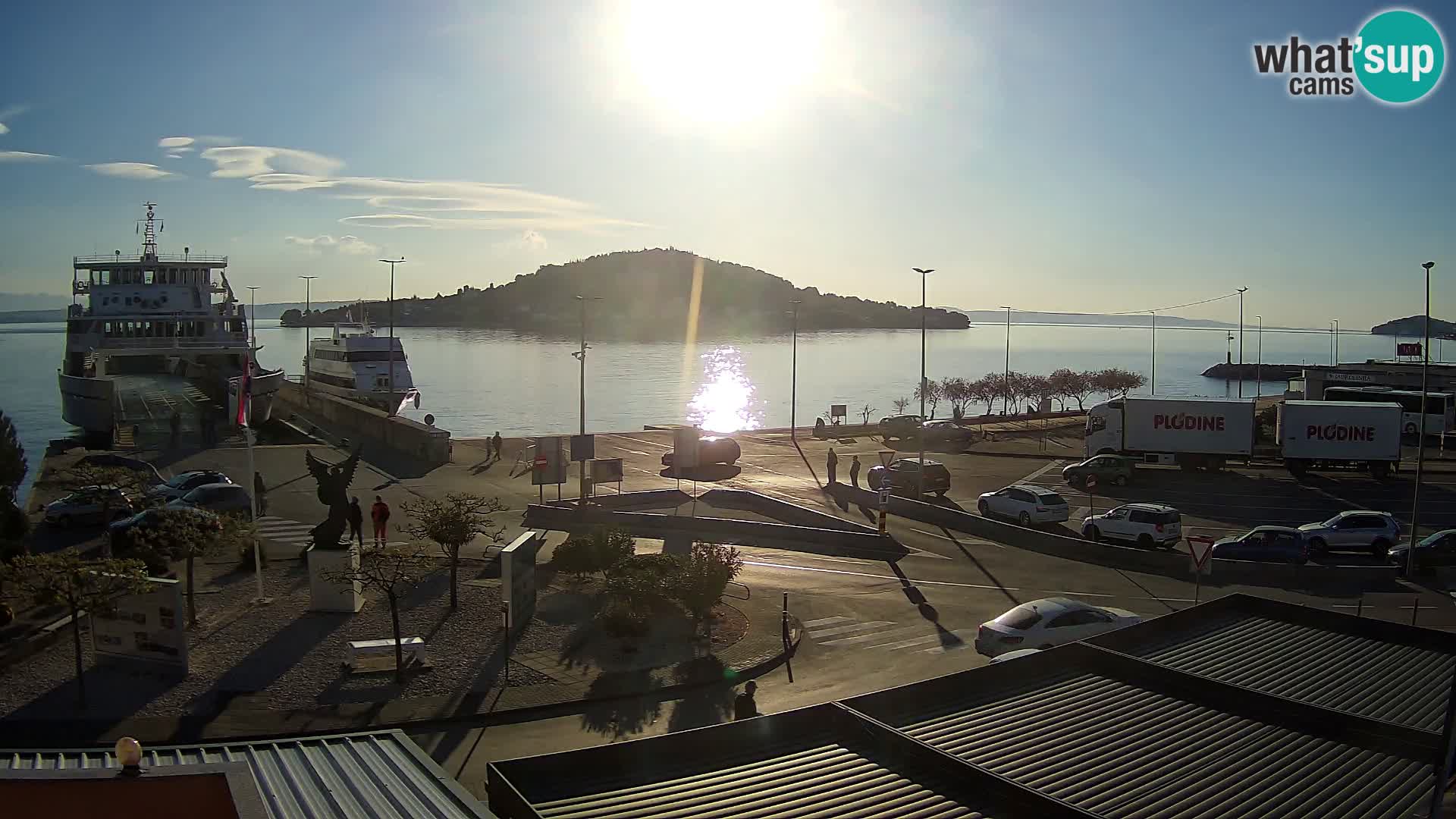 Webcam Ugljan – Preko Ferry to Zadar