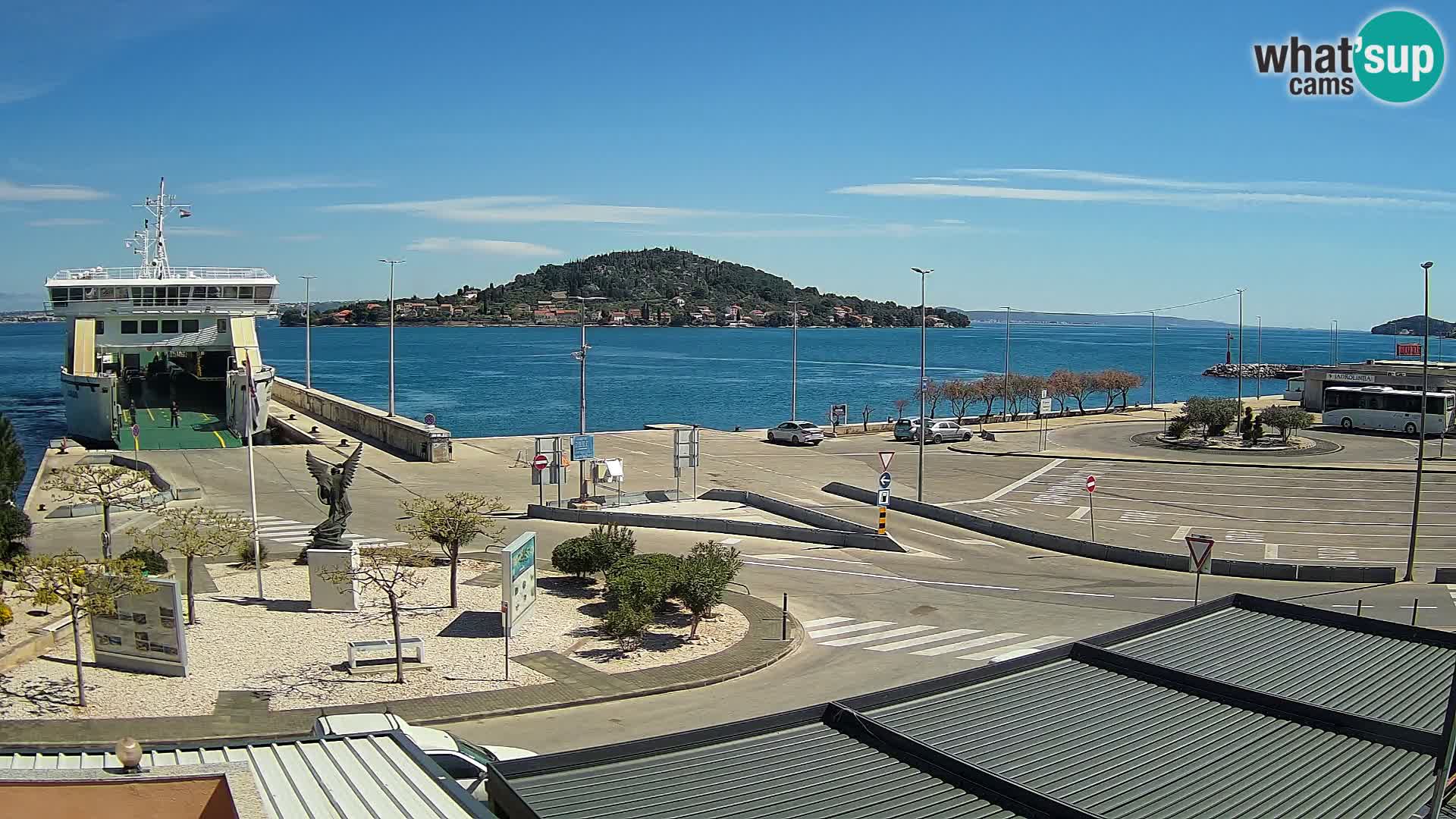 Webcam Ugljan – Preko Ferry to Zadar