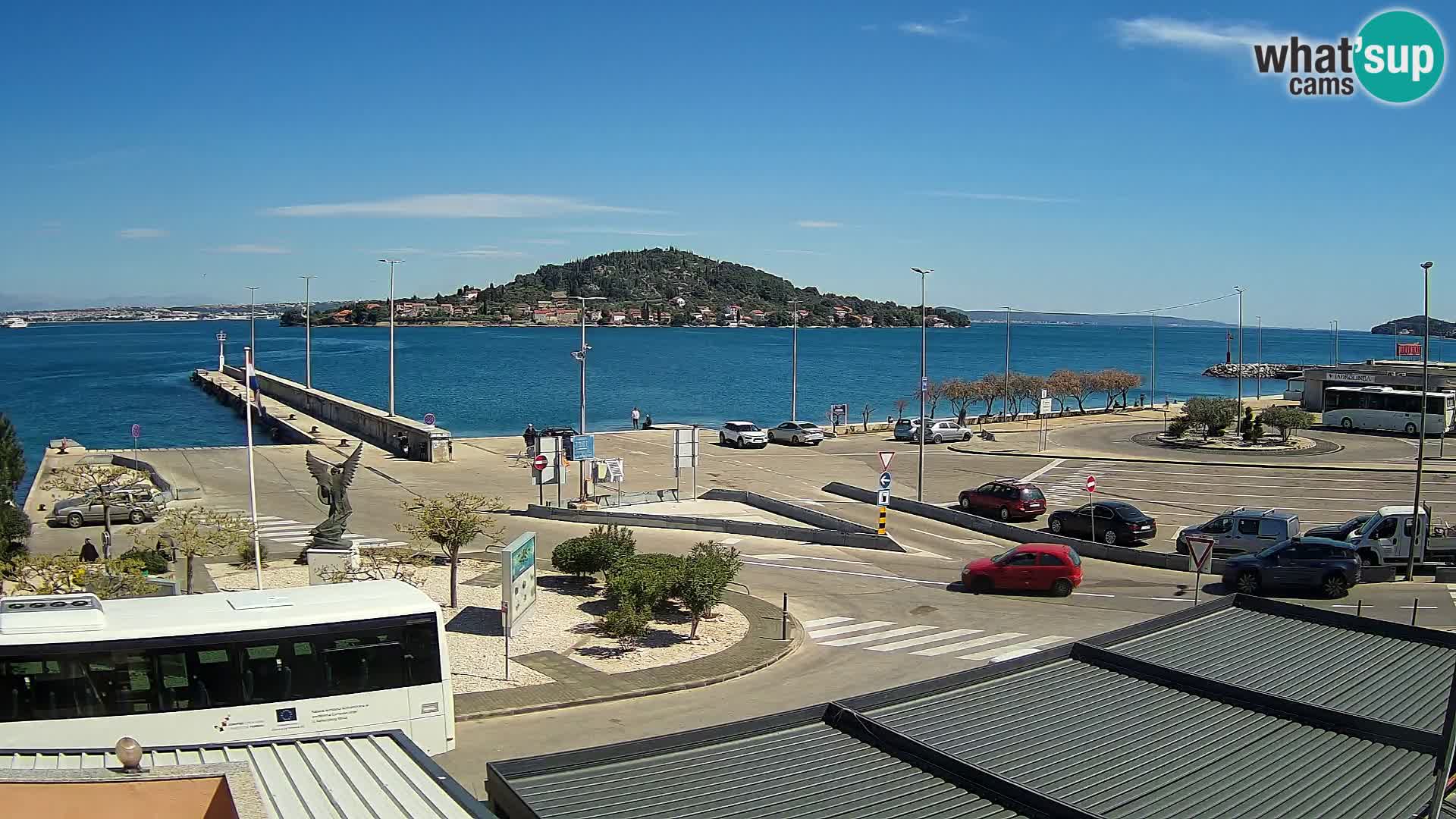 Web kamera Ugljan – Preko trajekt za Zadar