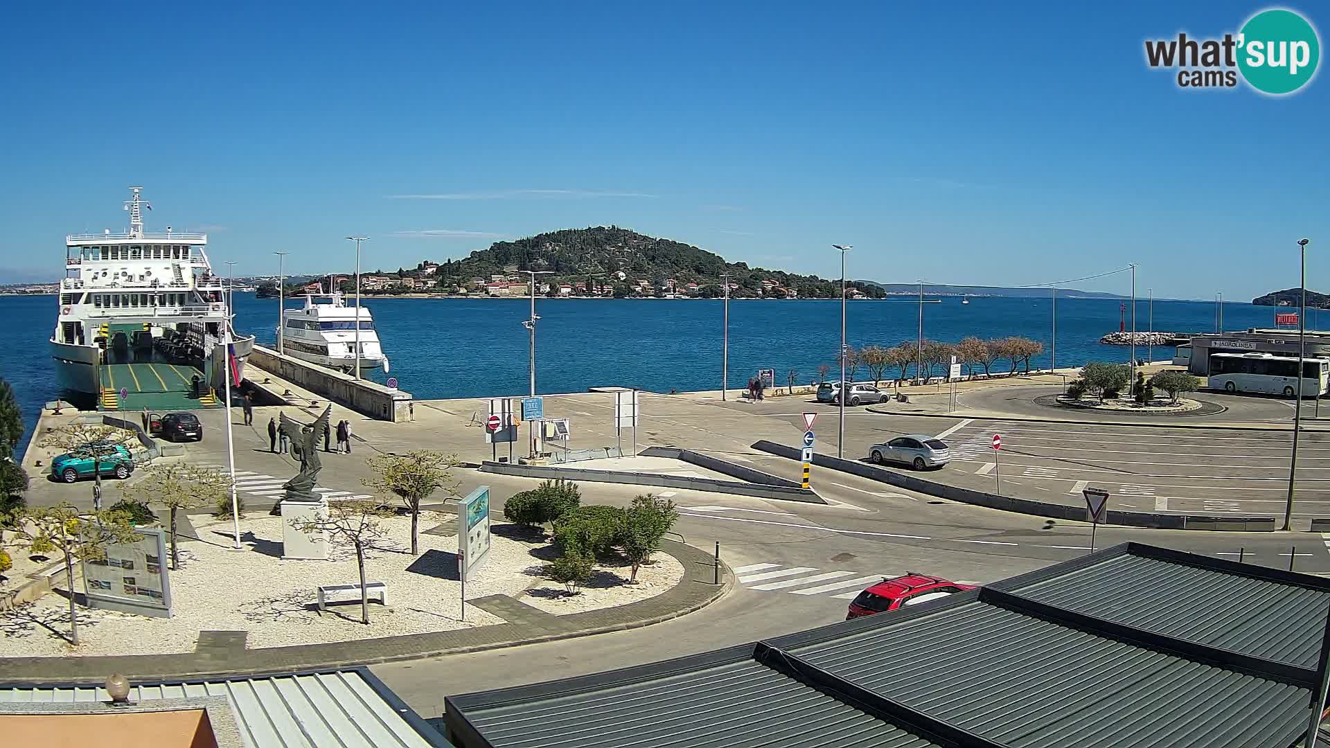 Webcam Ugljan – Preko Ferry to Zadar
