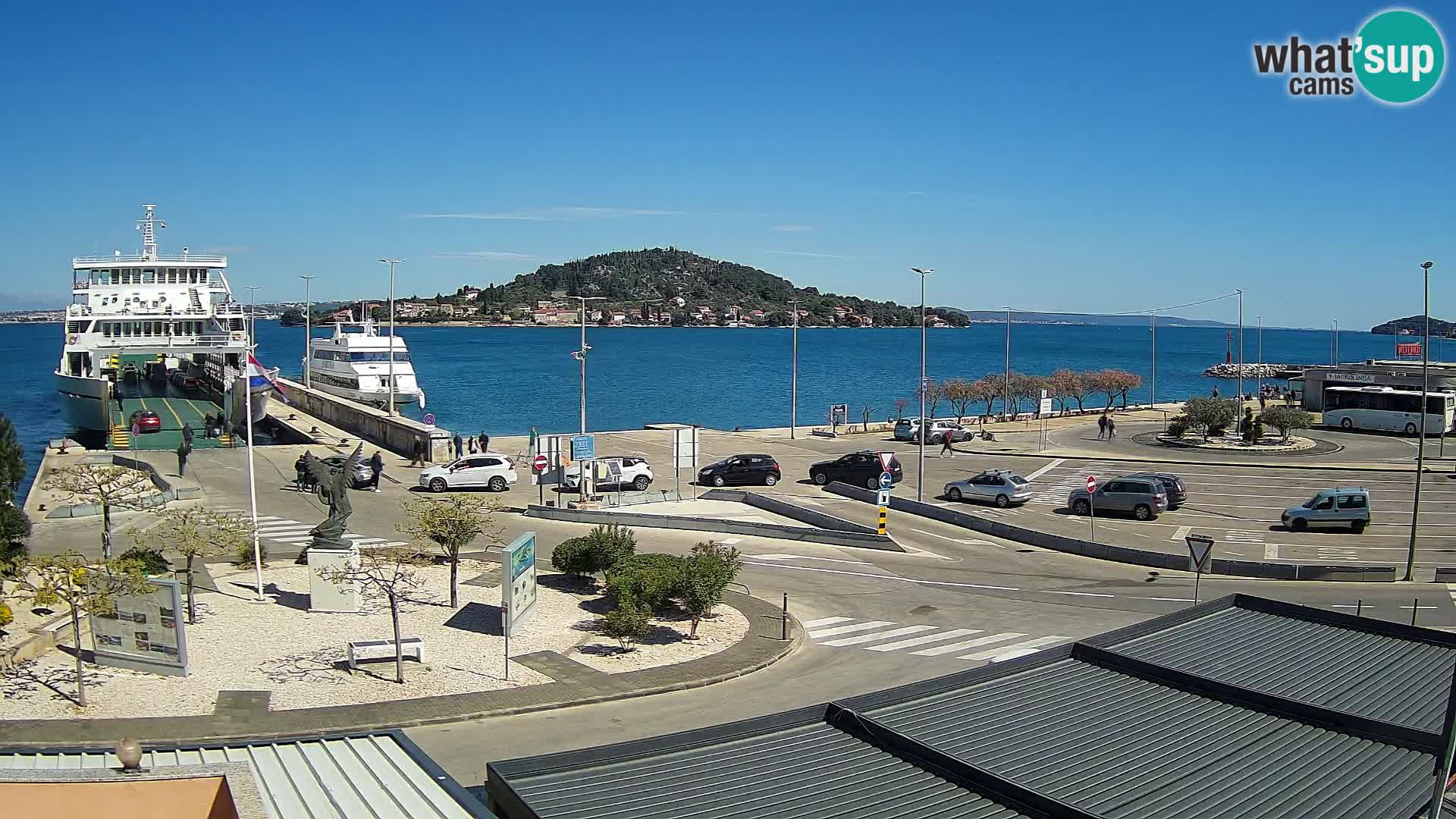 Spletna kamera Ugljan – trajekt Preko – Zadar