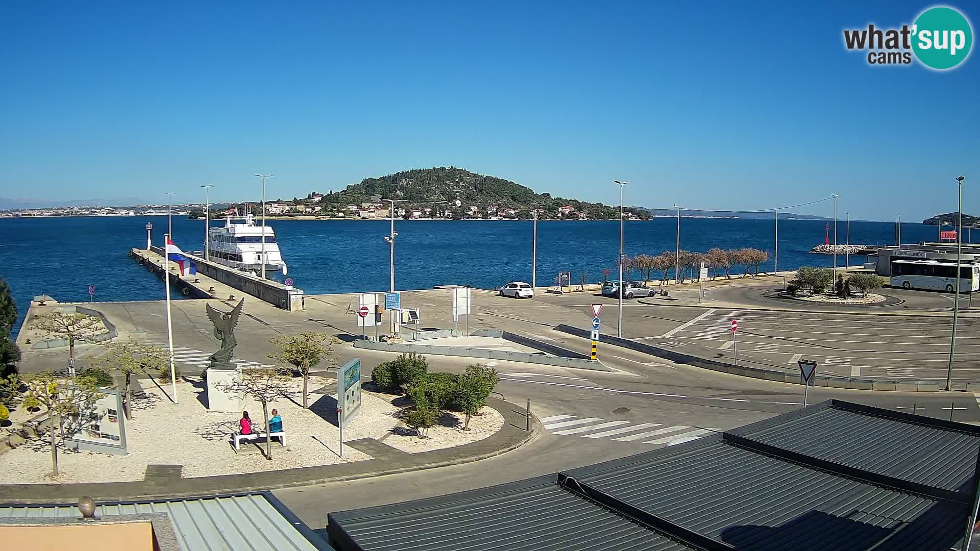 Webcam Ugljan – Preko Ferry to Zadar