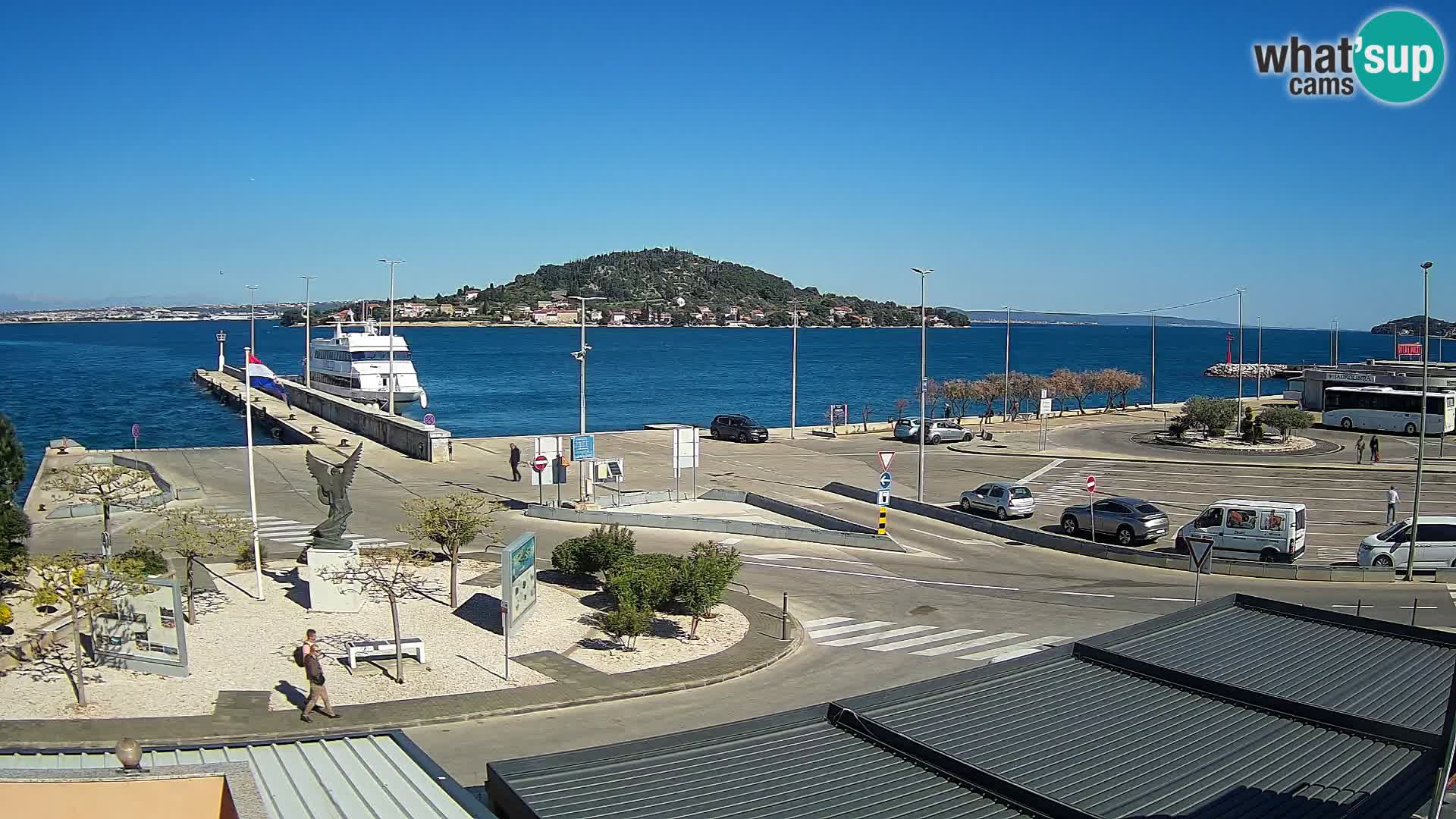 Web kamera Ugljan – Preko trajekt za Zadar