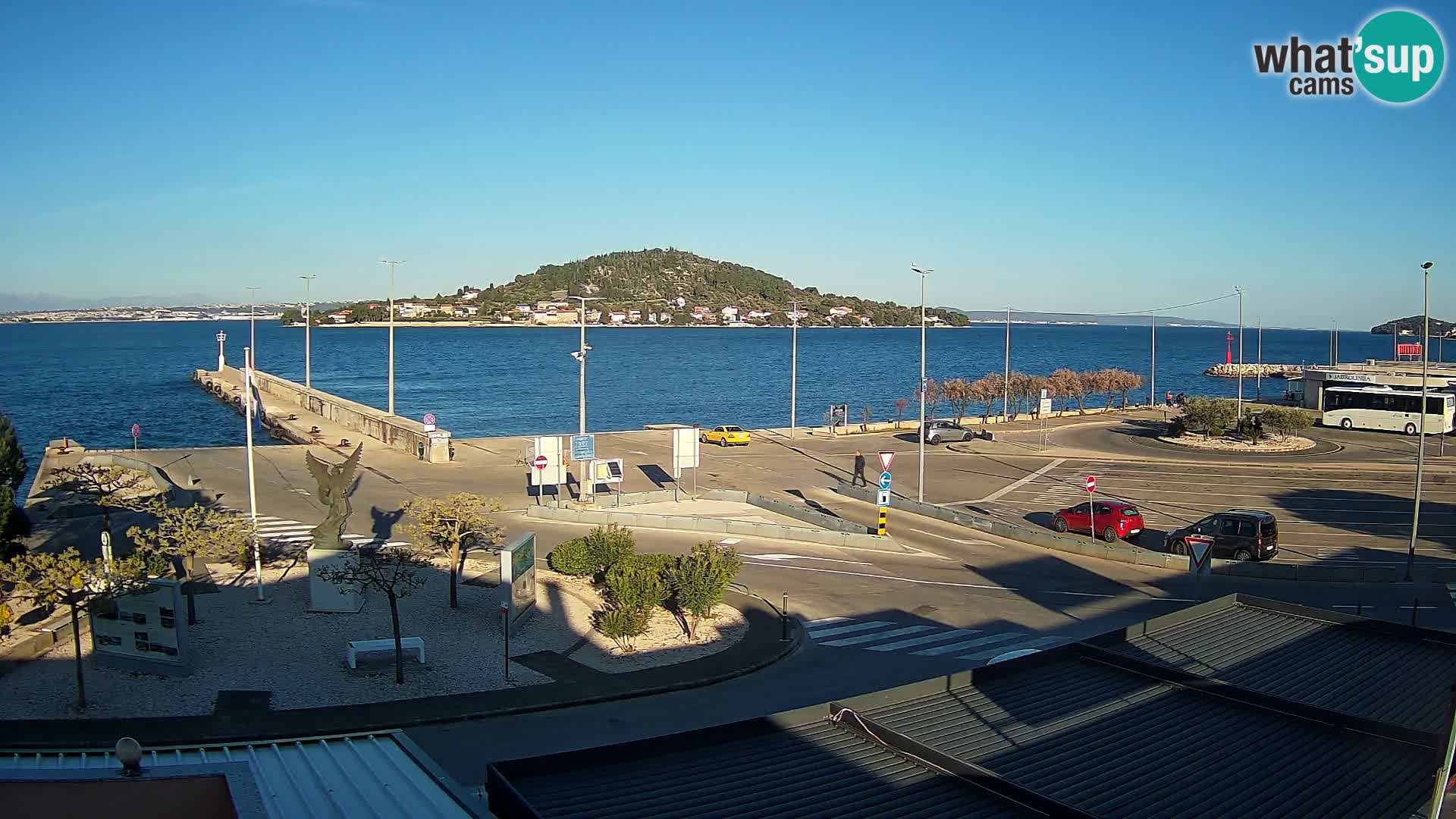 Web kamera Ugljan – Preko trajekt za Zadar