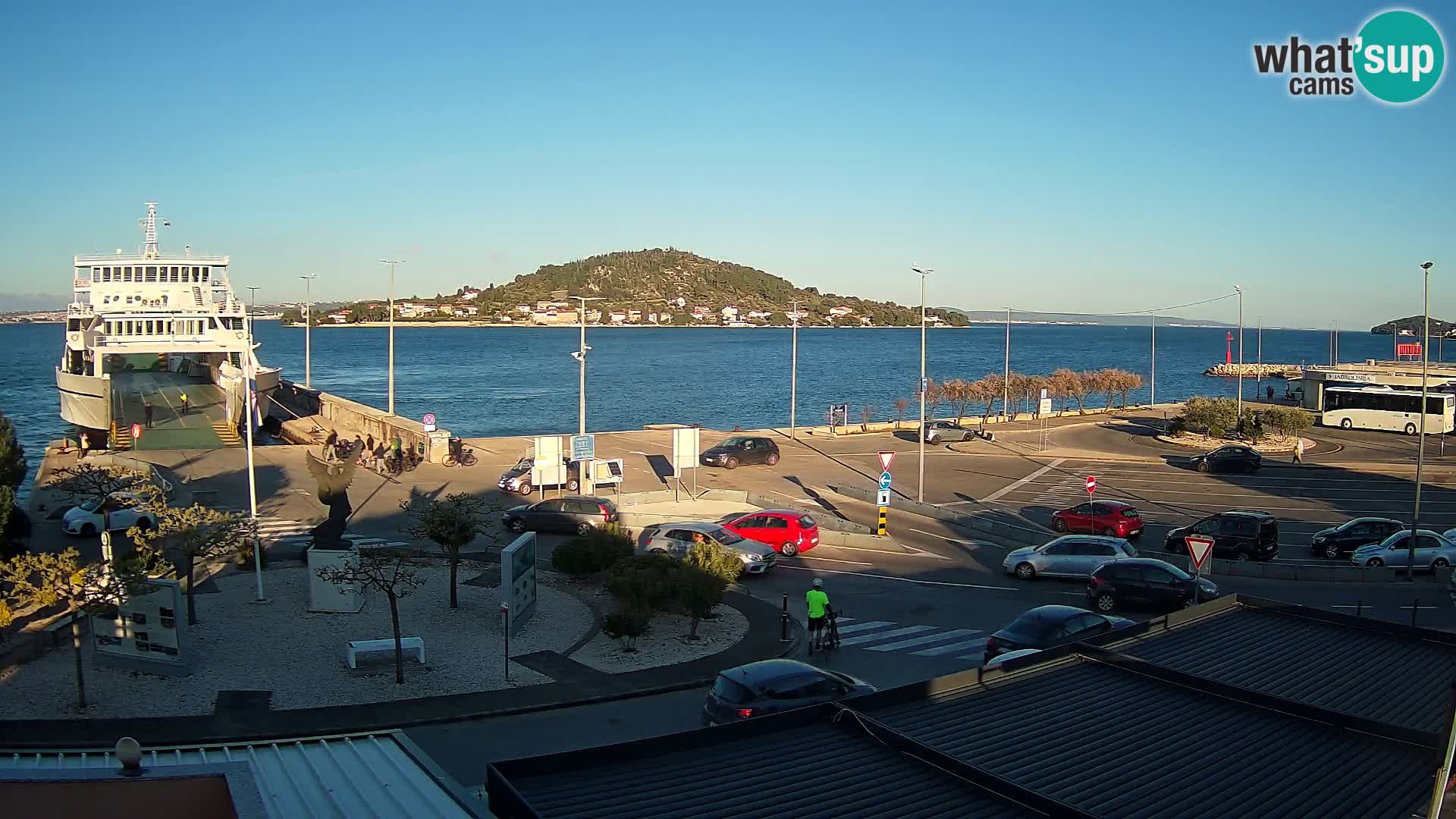 Webcam Ugljan – Preko Ferry to Zadar