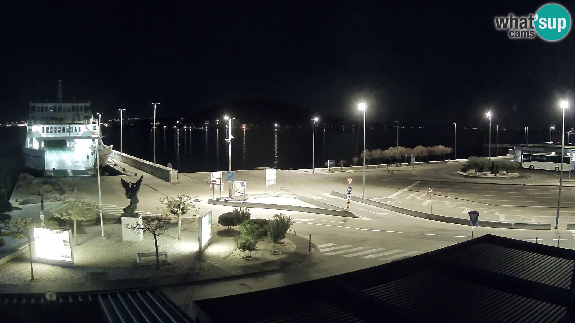 Spletna kamera Ugljan – trajekt Preko – Zadar