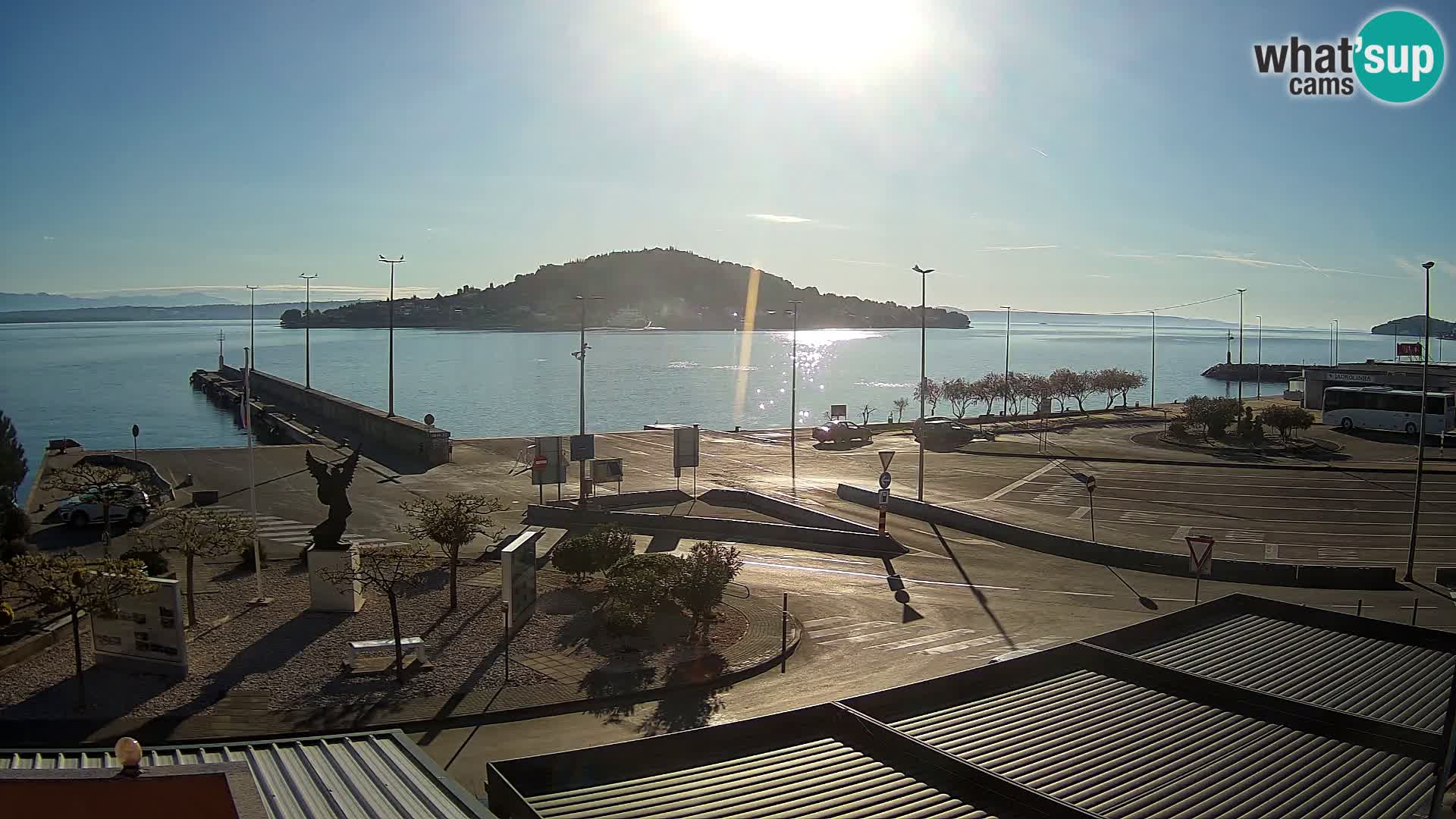 Webcam Ugliano – terminal traghetto da Preko a Zara