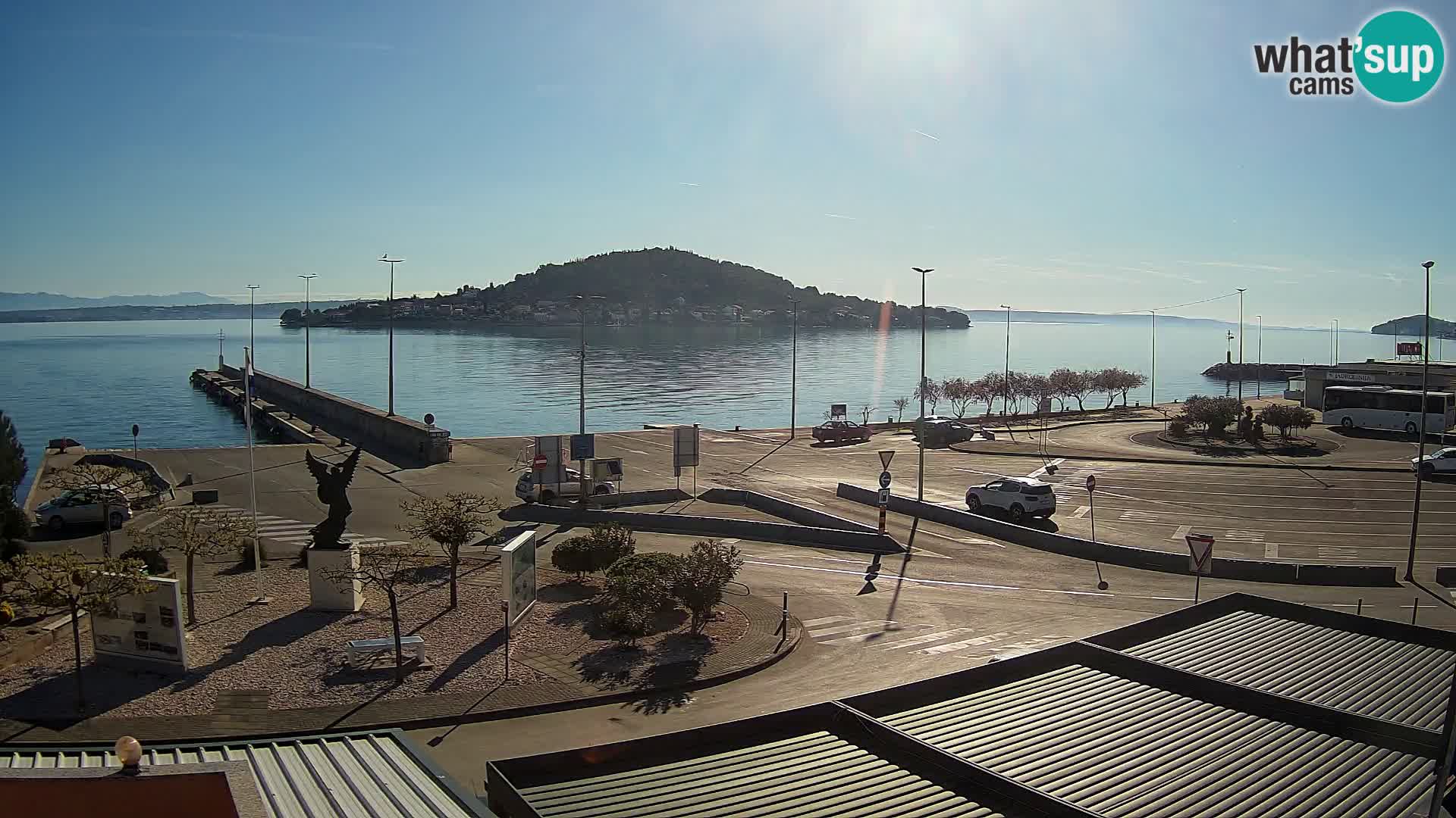 Webcam Ugliano – terminal traghetto da Preko a Zara