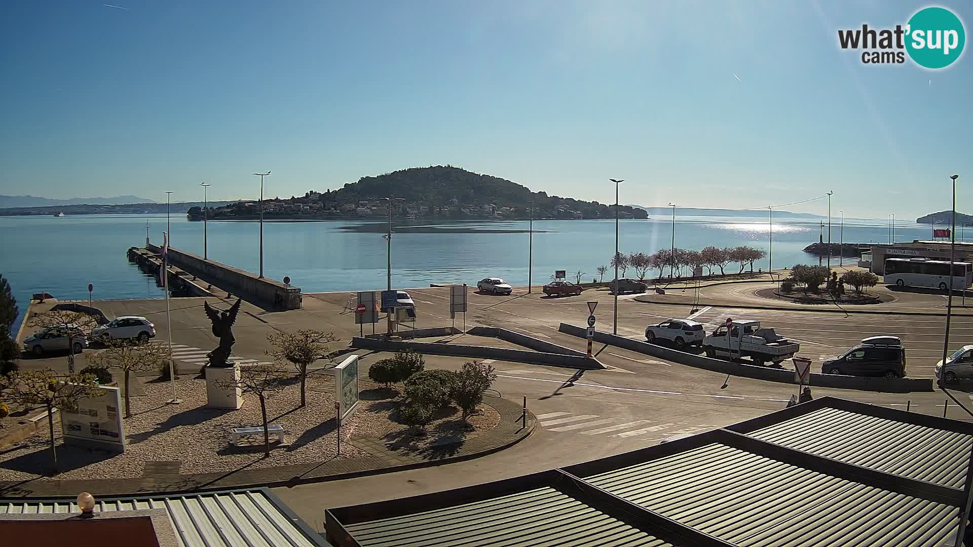 Spletna kamera Ugljan – trajekt Preko – Zadar