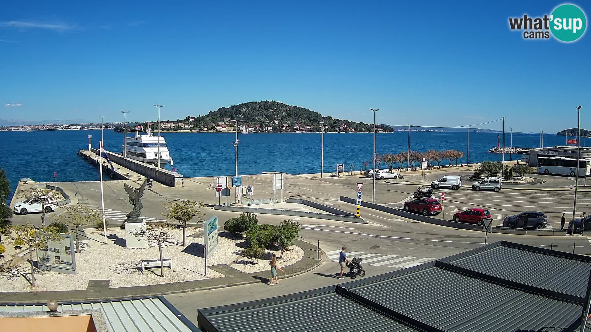 Spletna kamera Ugljan – trajekt Preko – Zadar