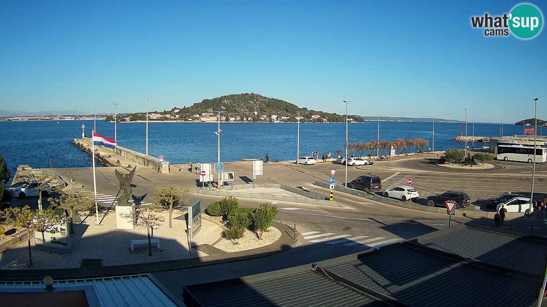 Spletna kamera Ugljan – trajekt Preko – Zadar