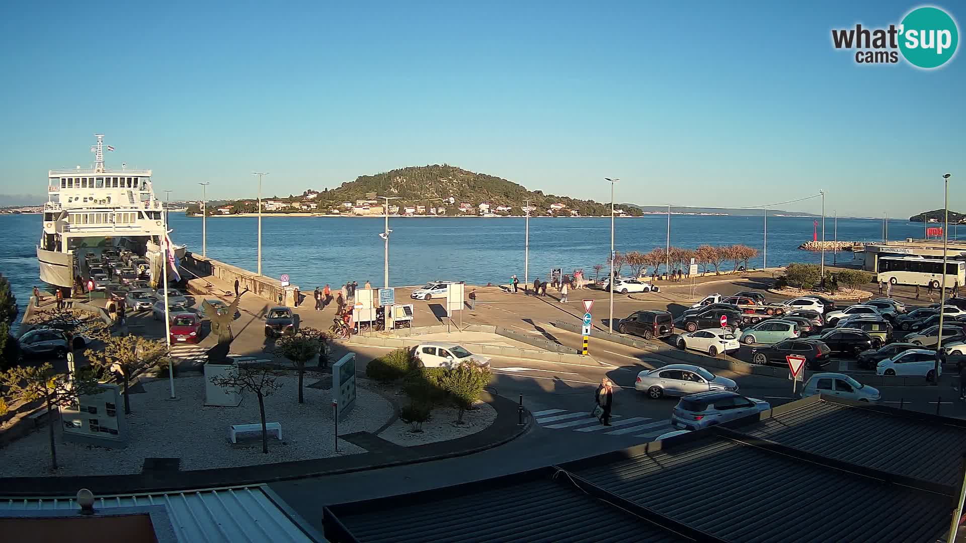 Webcam Ugljan – Preko Ferry to Zadar