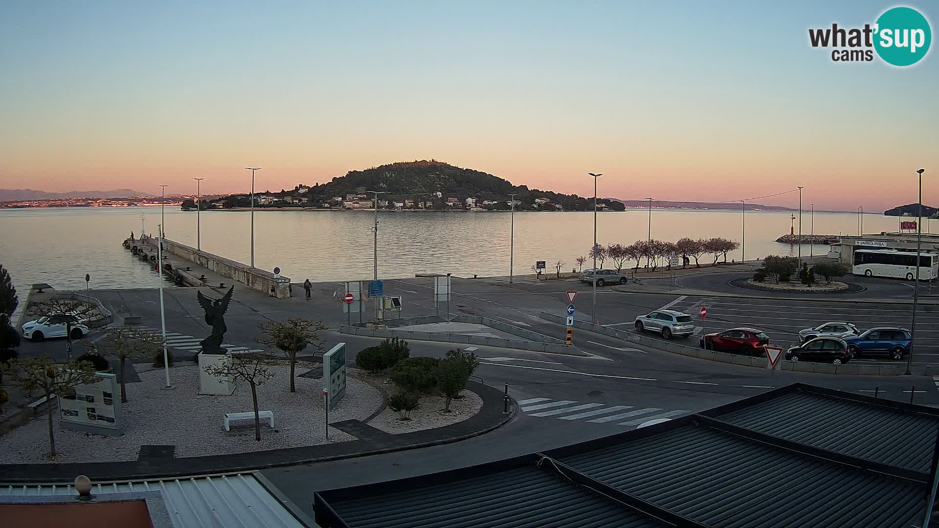 Spletna kamera Ugljan – trajekt Preko – Zadar