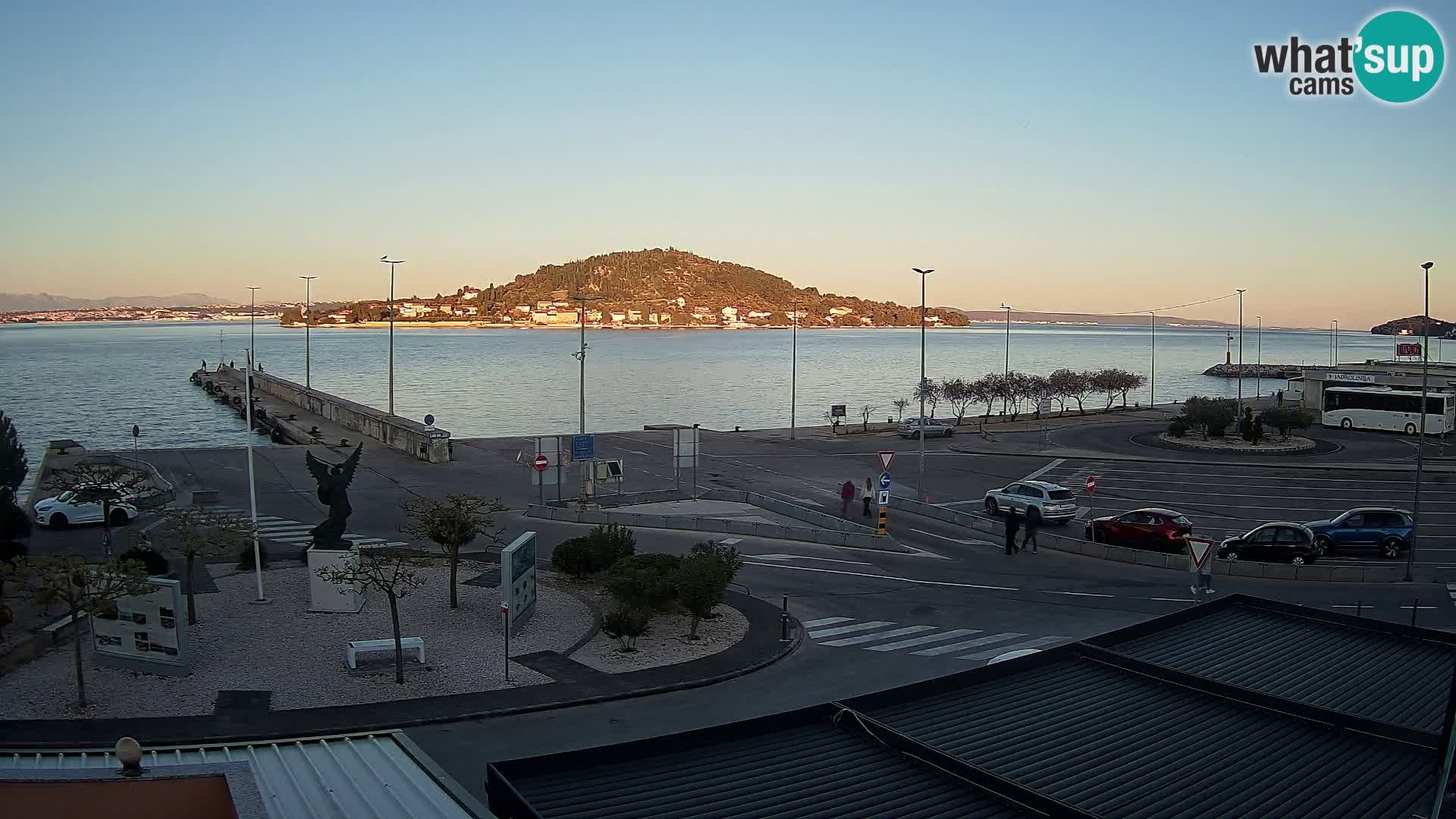 Spletna kamera Ugljan – trajekt Preko – Zadar