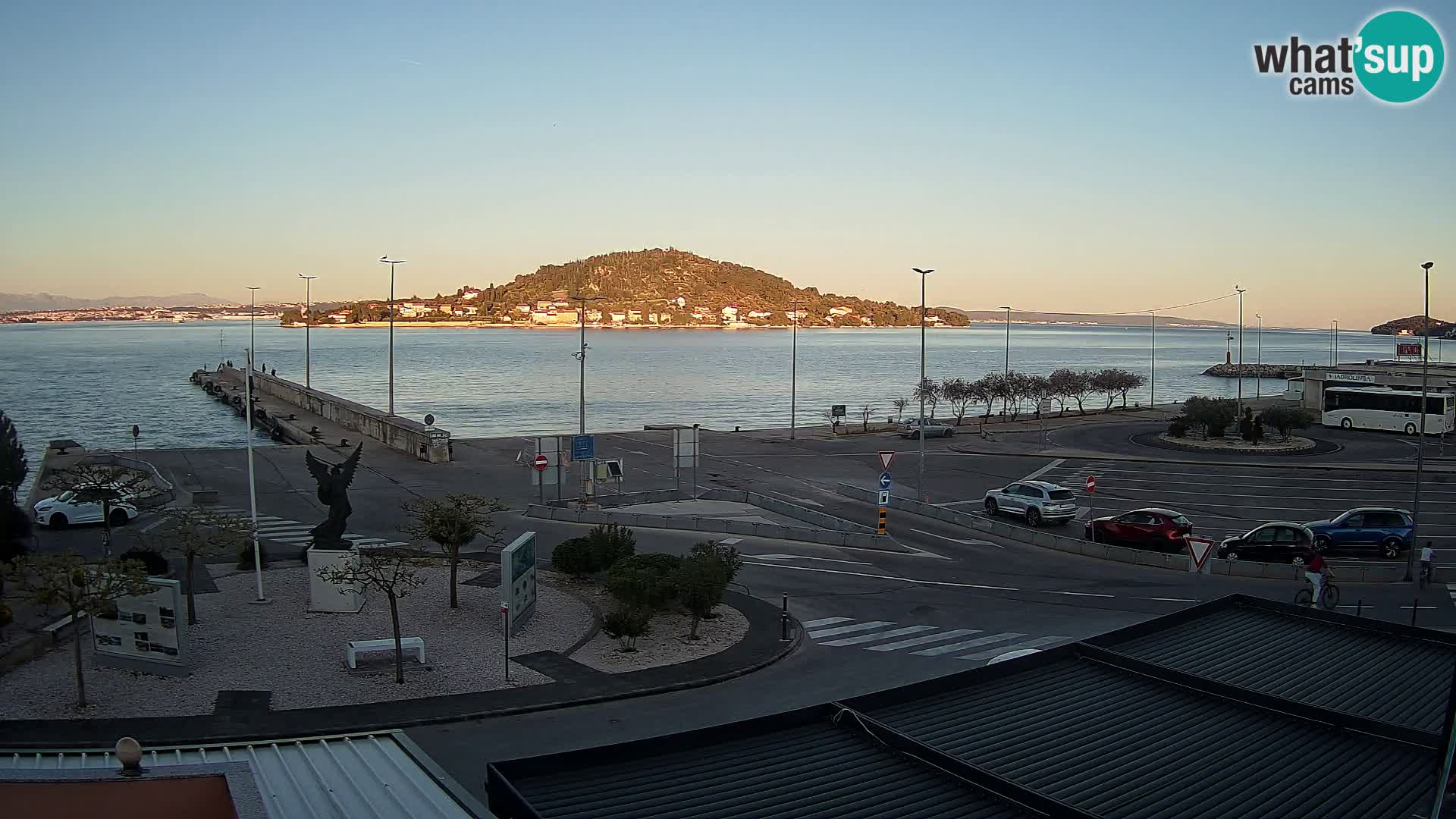 Spletna kamera Ugljan – trajekt Preko – Zadar