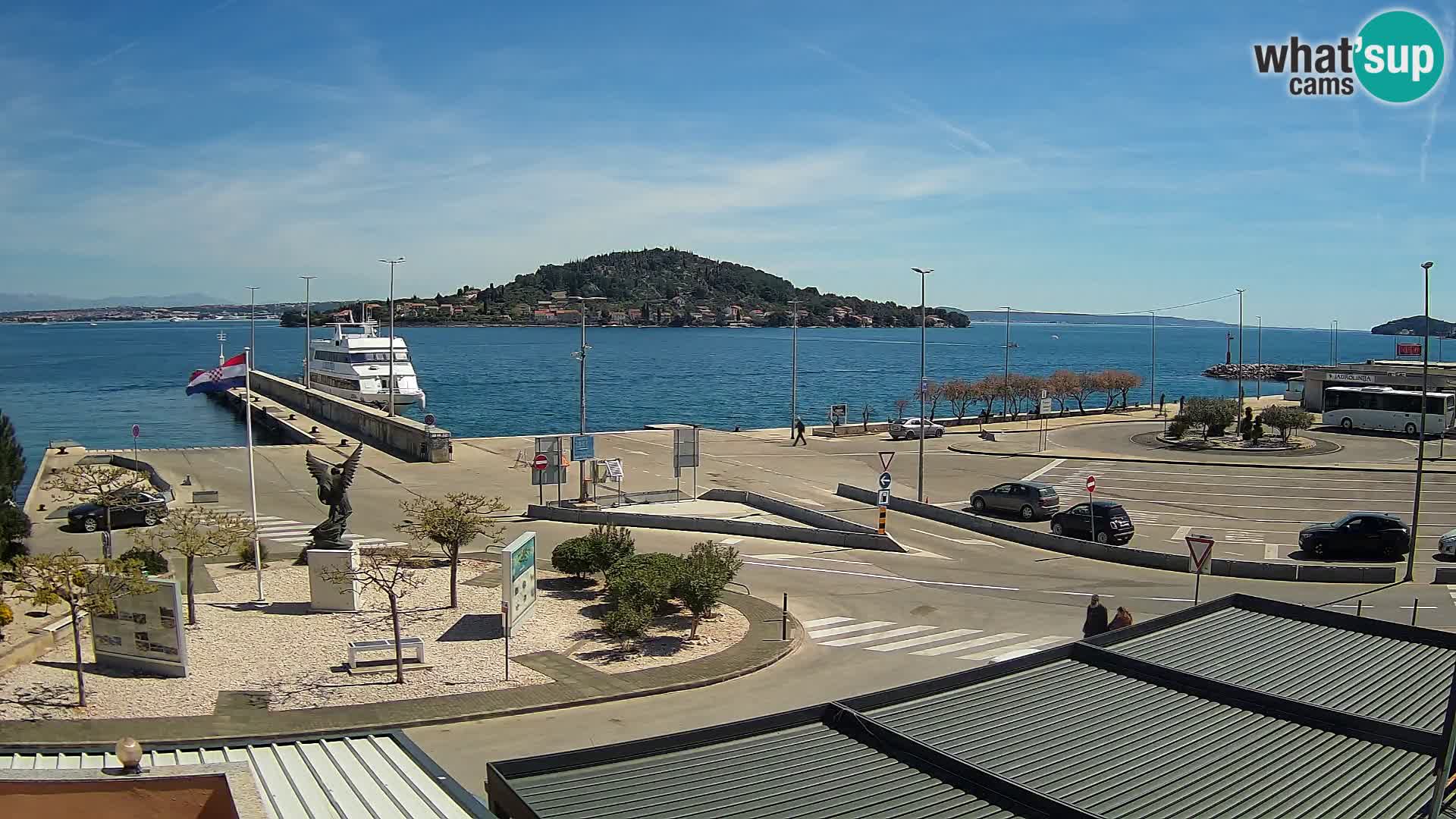 Webcam Ugljan – Preko Ferry to Zadar