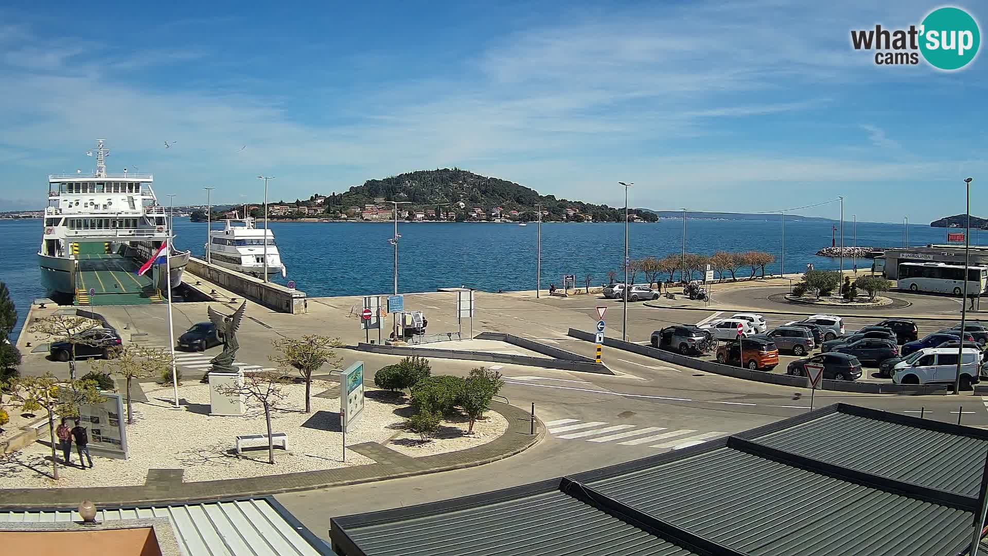 Web kamera Ugljan – Preko trajekt za Zadar