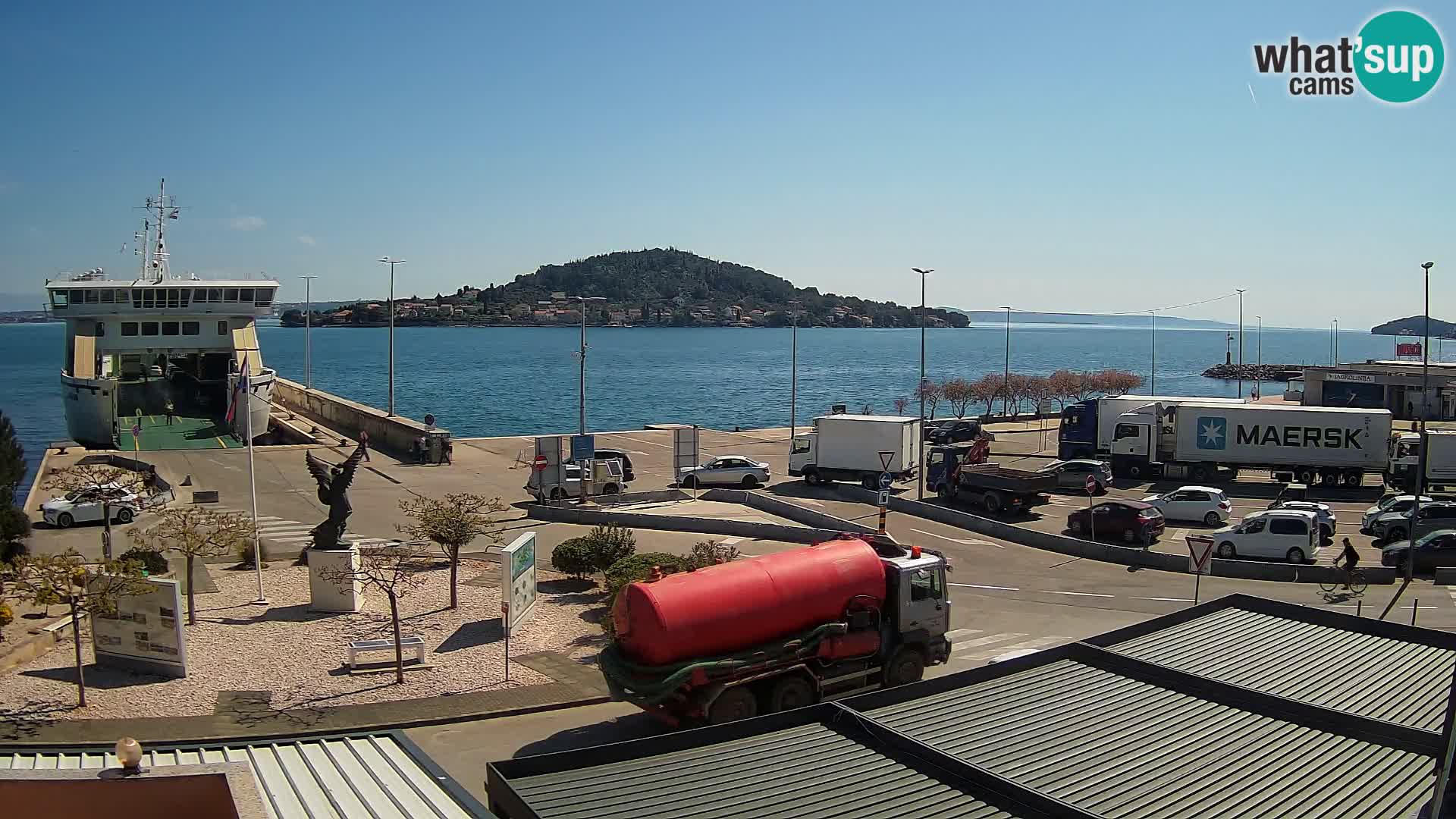 Web cam UGLJAN – Ferry de Preko à Zadar