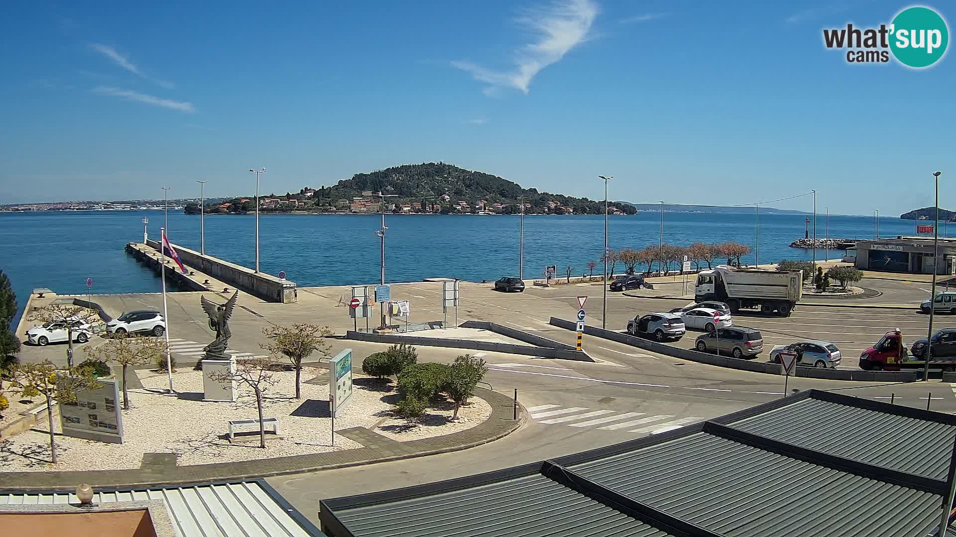 Web kamera Ugljan – Preko trajekt za Zadar