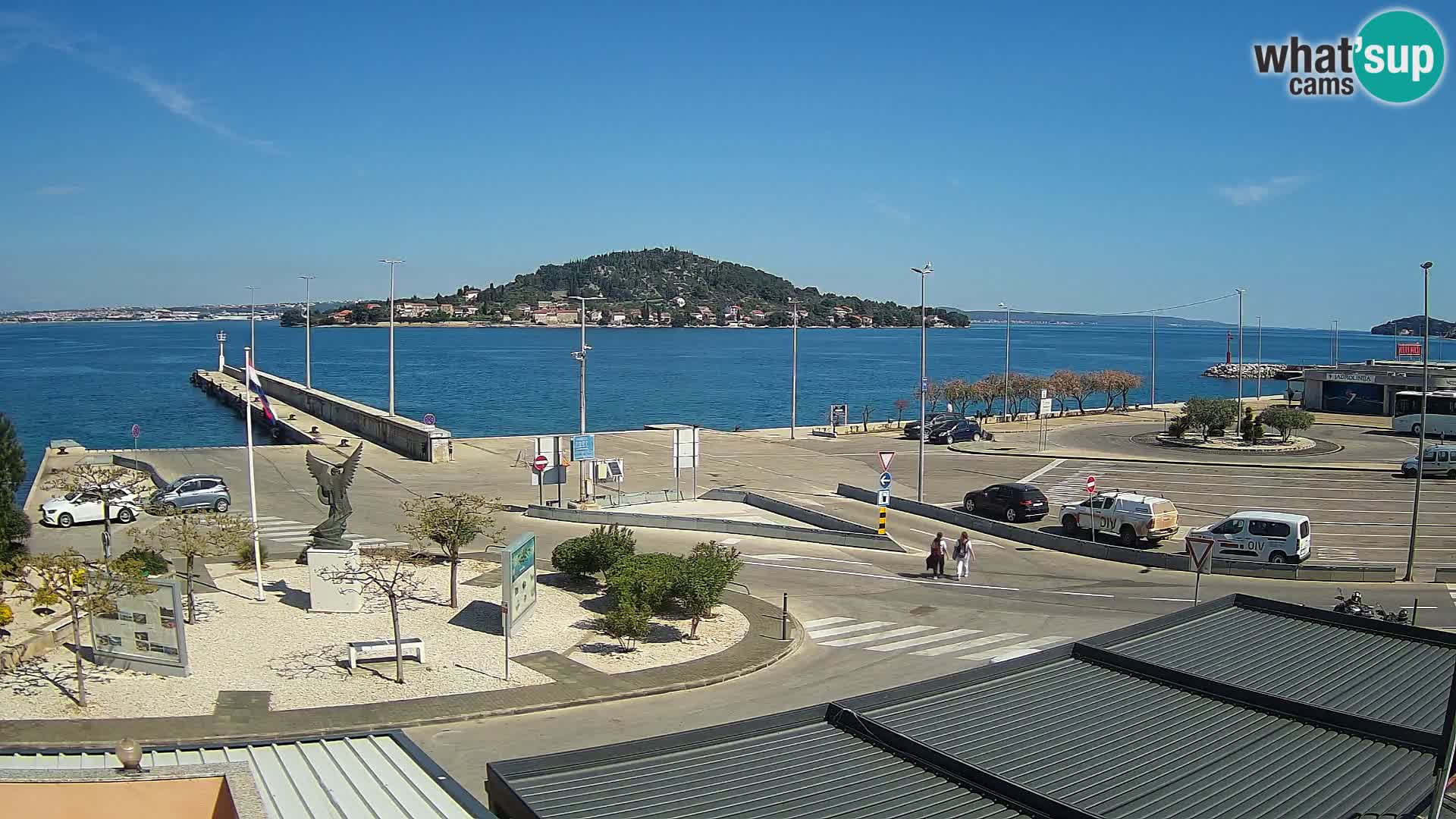 Webcam Ugliano – terminal traghetto da Preko a Zara