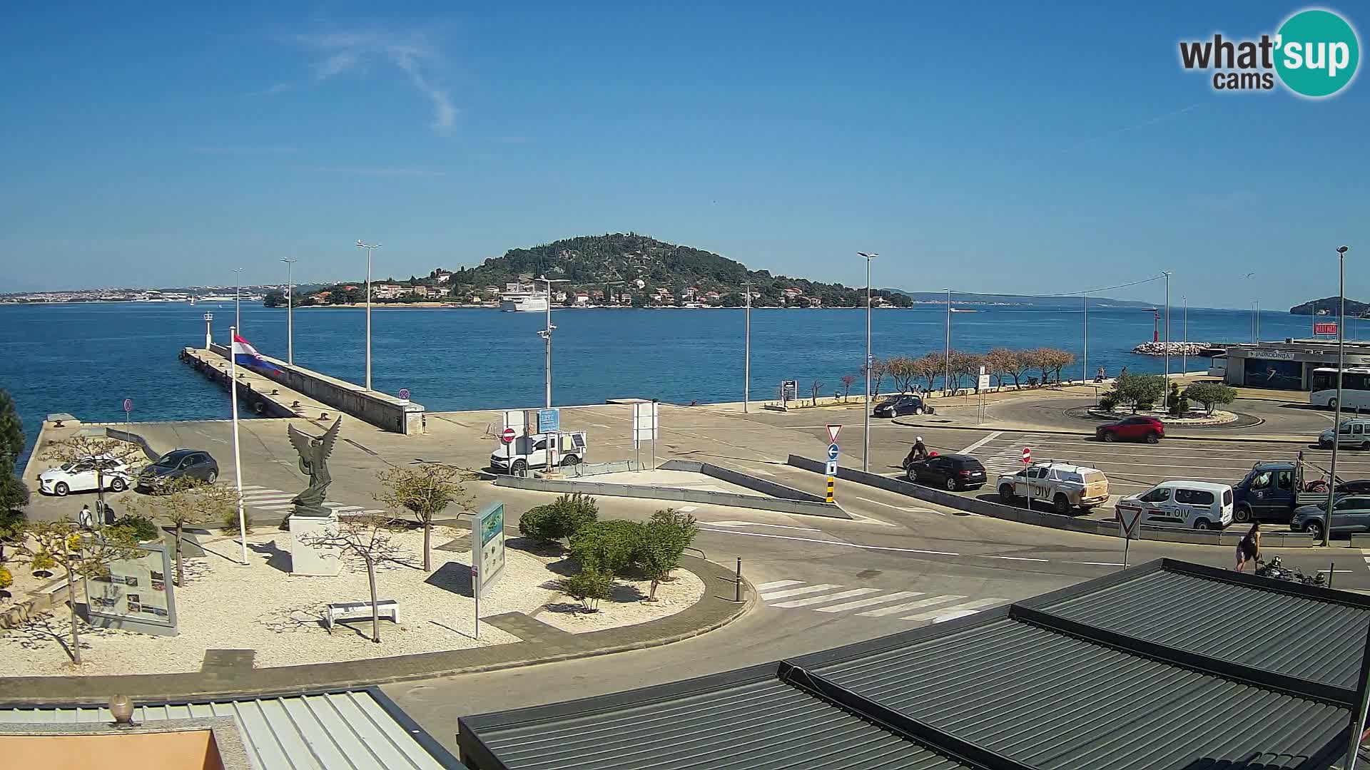 Spletna kamera Ugljan – trajekt Preko – Zadar