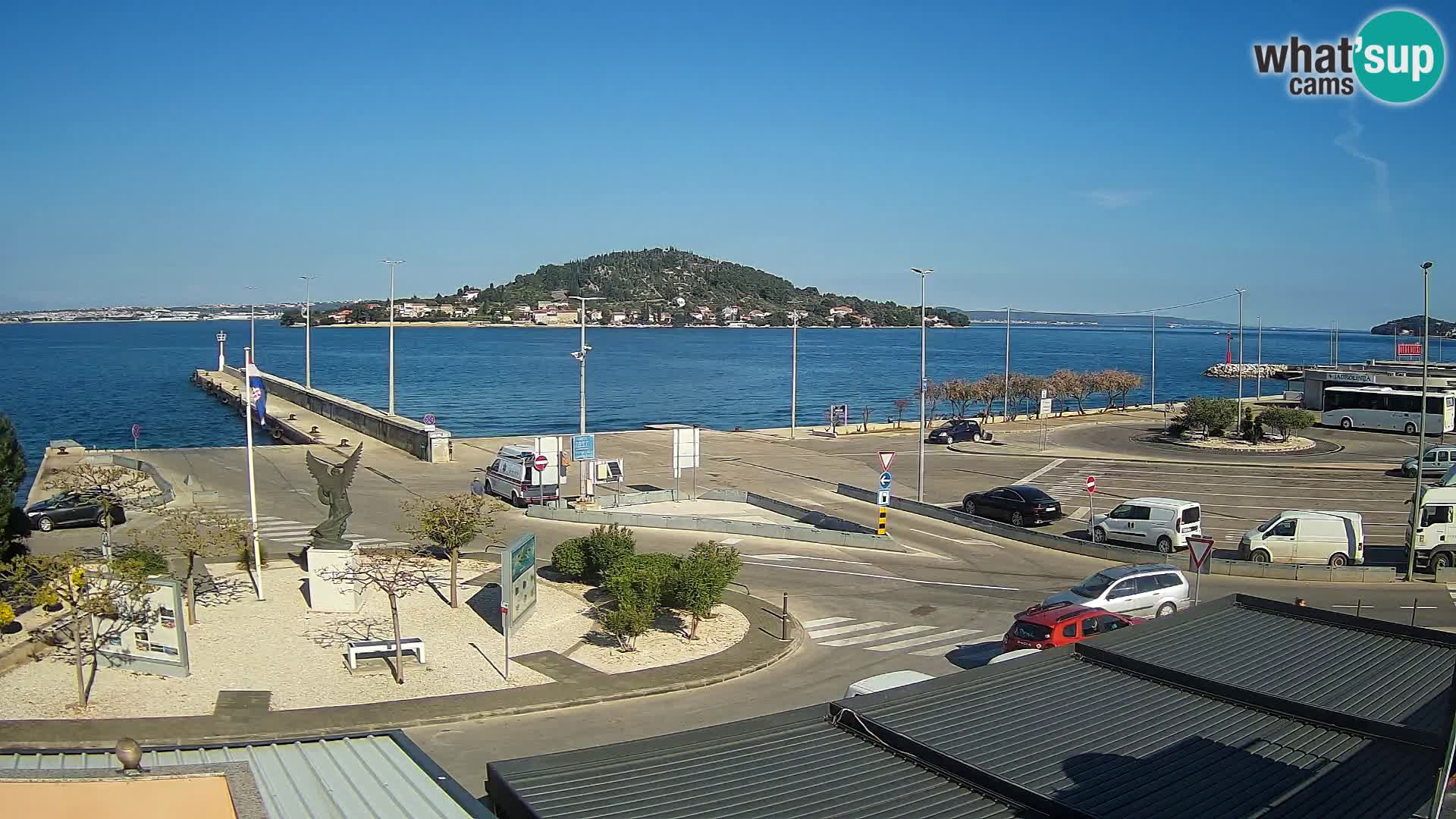 Spletna kamera Ugljan – trajekt Preko – Zadar