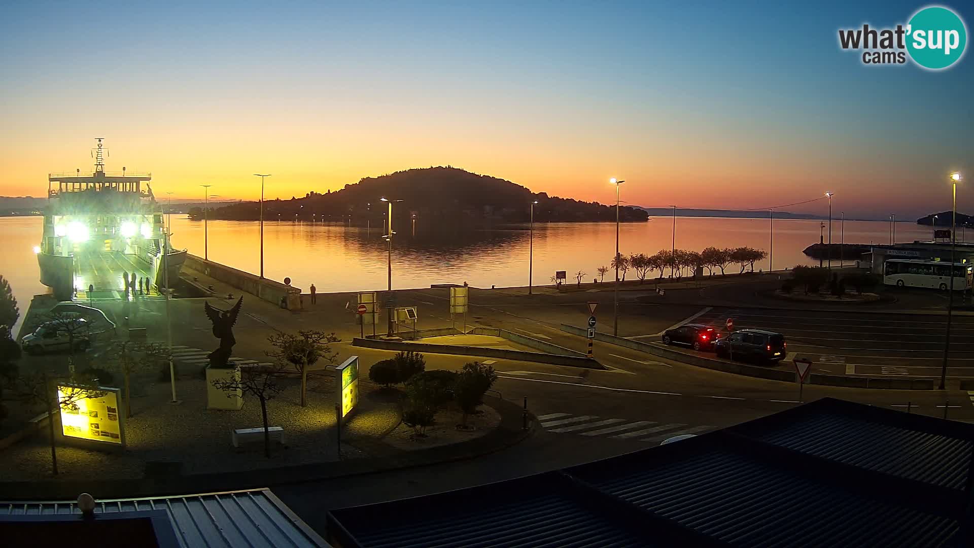 Web kamera Ugljan – Preko trajekt za Zadar