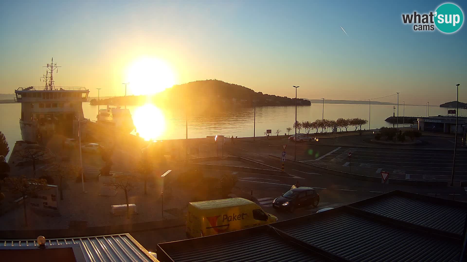 Webcam Ugliano – terminal traghetto da Preko a Zara