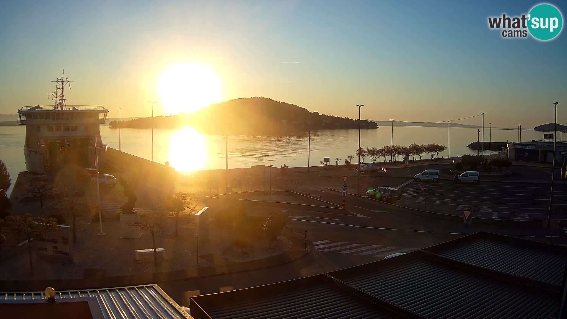 Webcam Ugliano – terminal traghetto da Preko a Zara