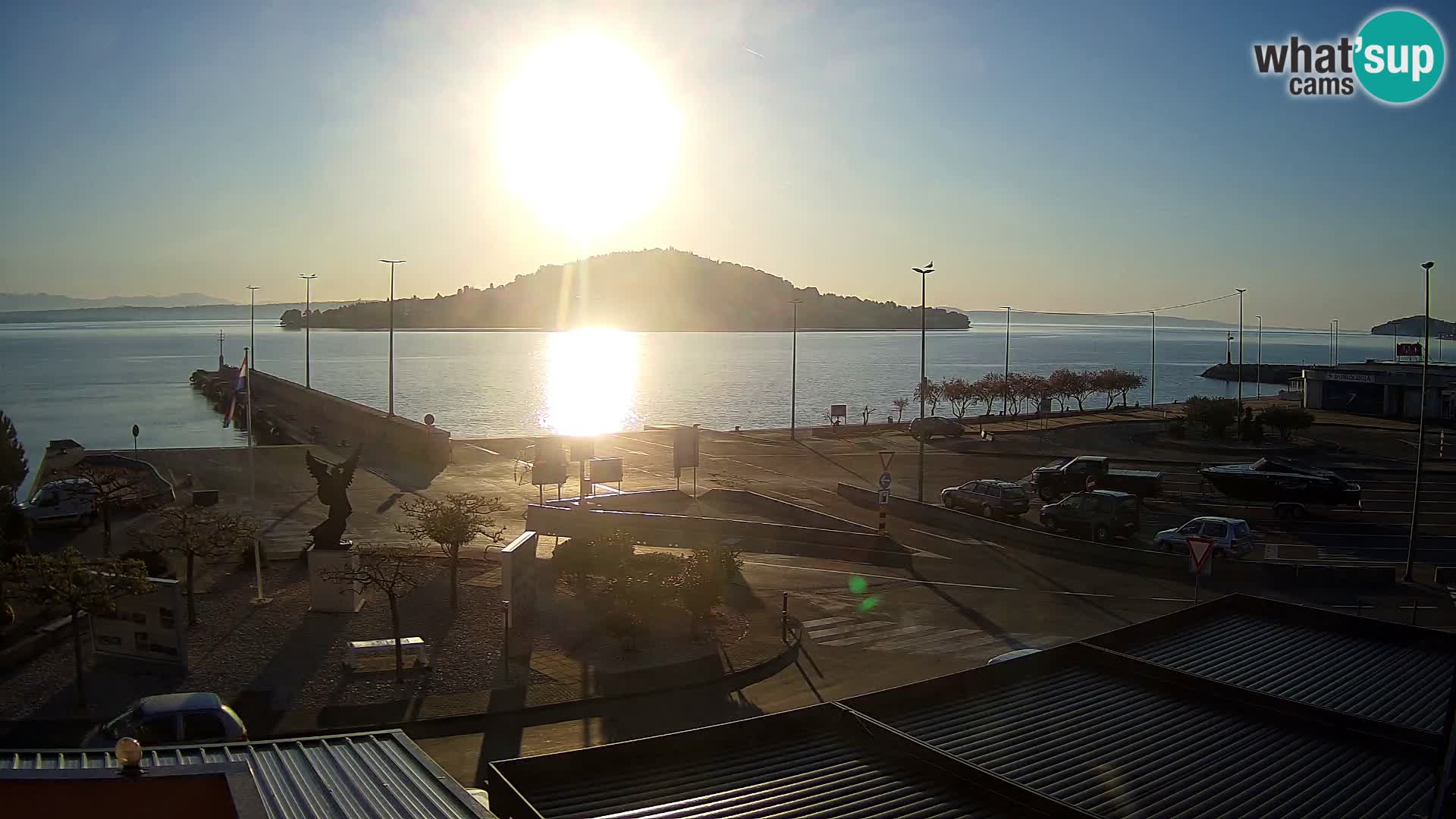 Spletna kamera Ugljan – trajekt Preko – Zadar