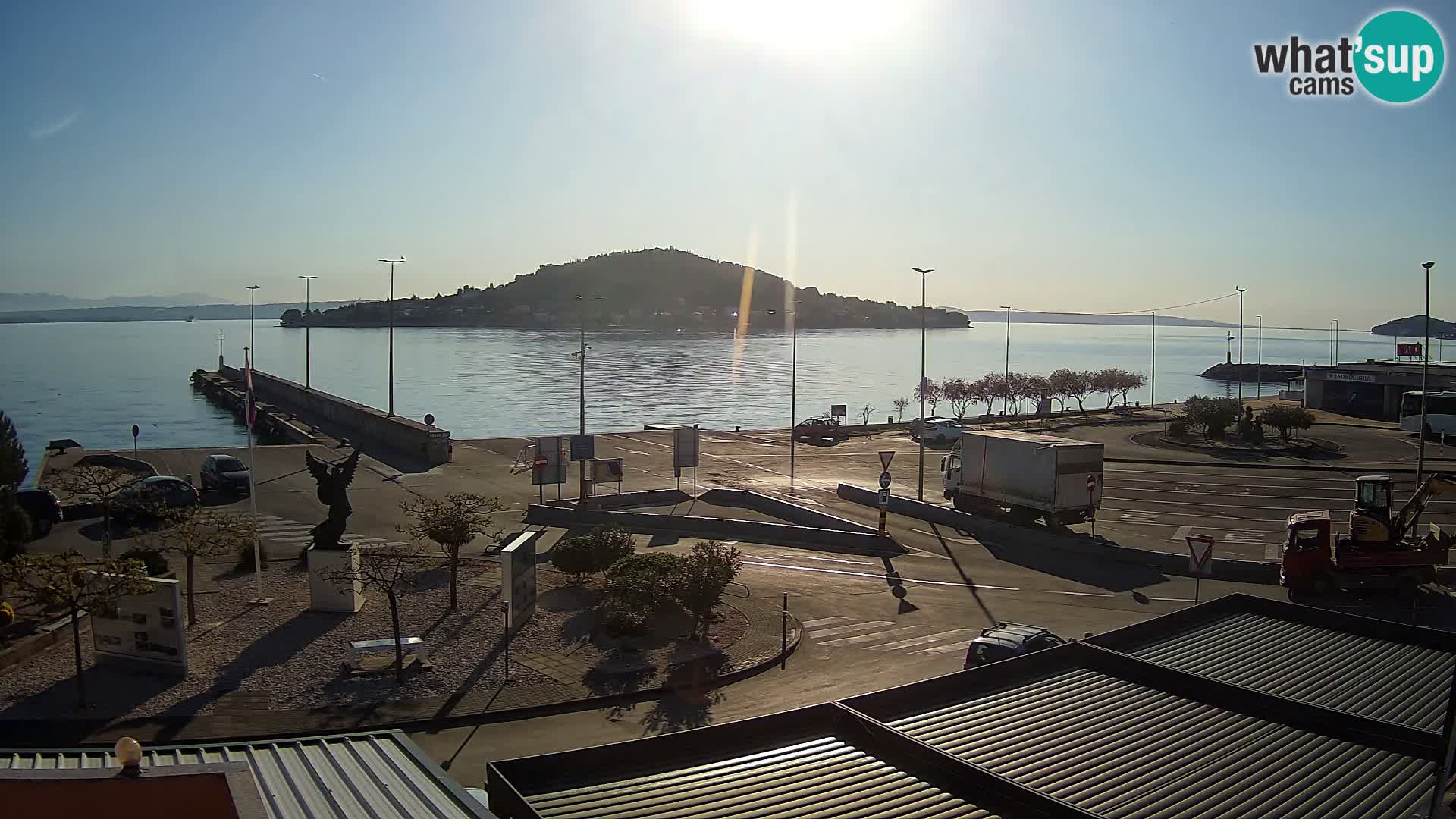 Webcam Ugliano – terminal traghetto da Preko a Zara