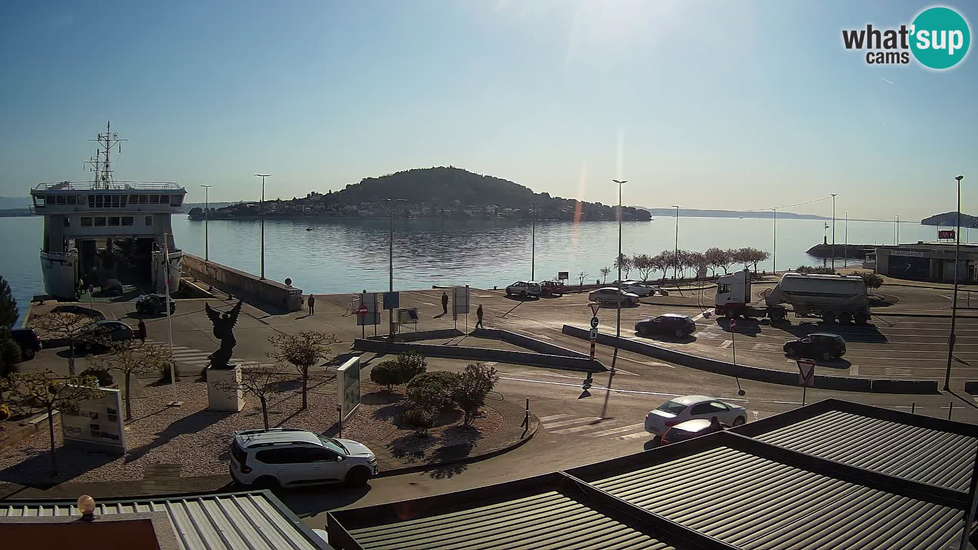 Webcam Ugljan – Preko Ferry to Zadar