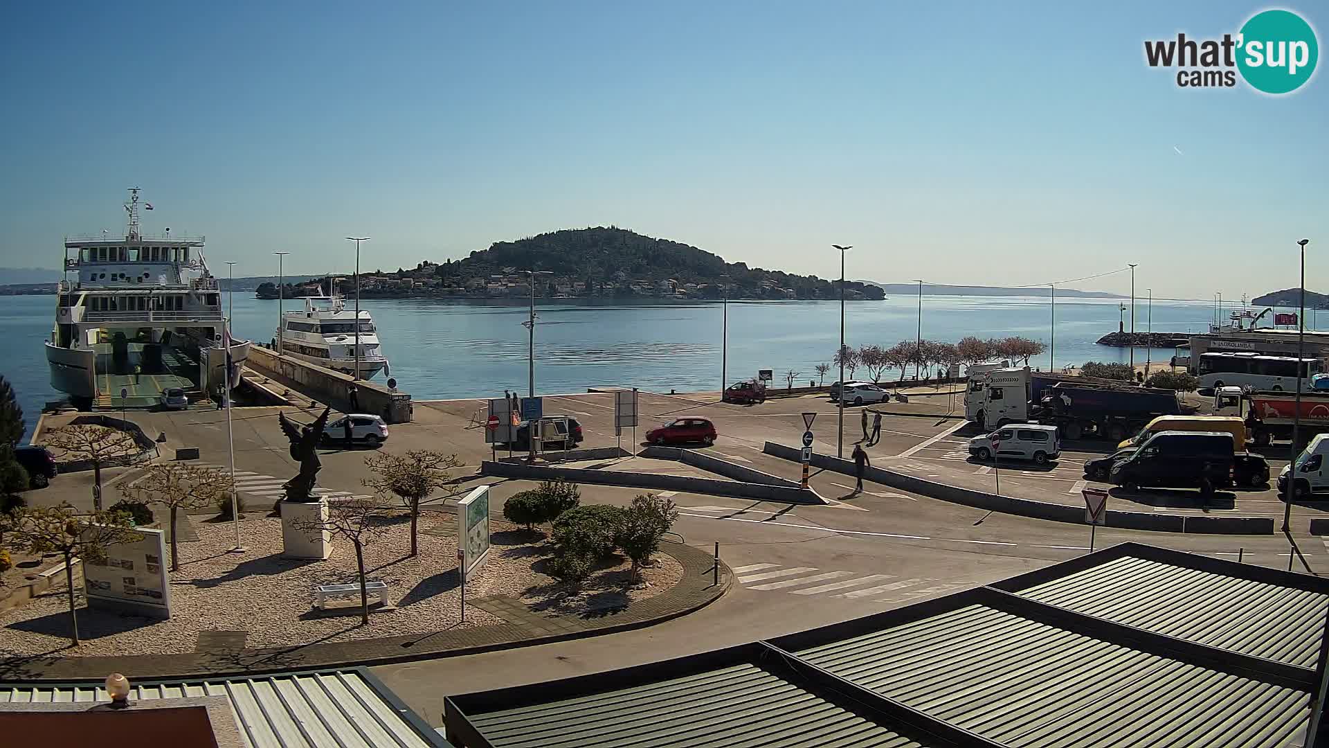 Web kamera Ugljan – Preko trajekt za Zadar