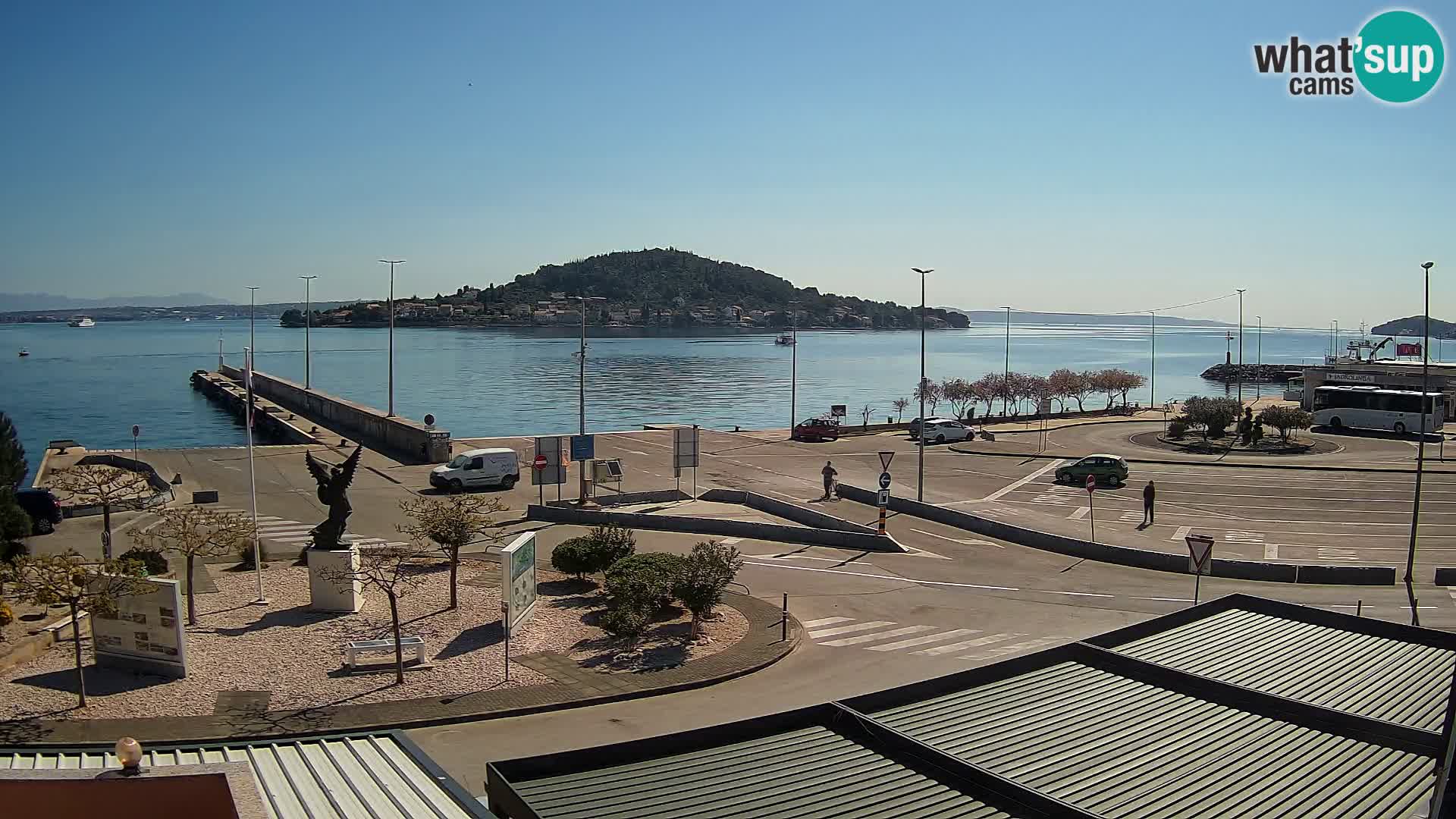 Webcam Ugljan – Preko Ferry to Zadar