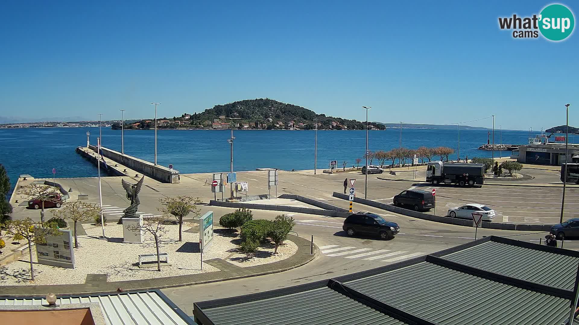 Web kamera Ugljan – Preko trajekt za Zadar