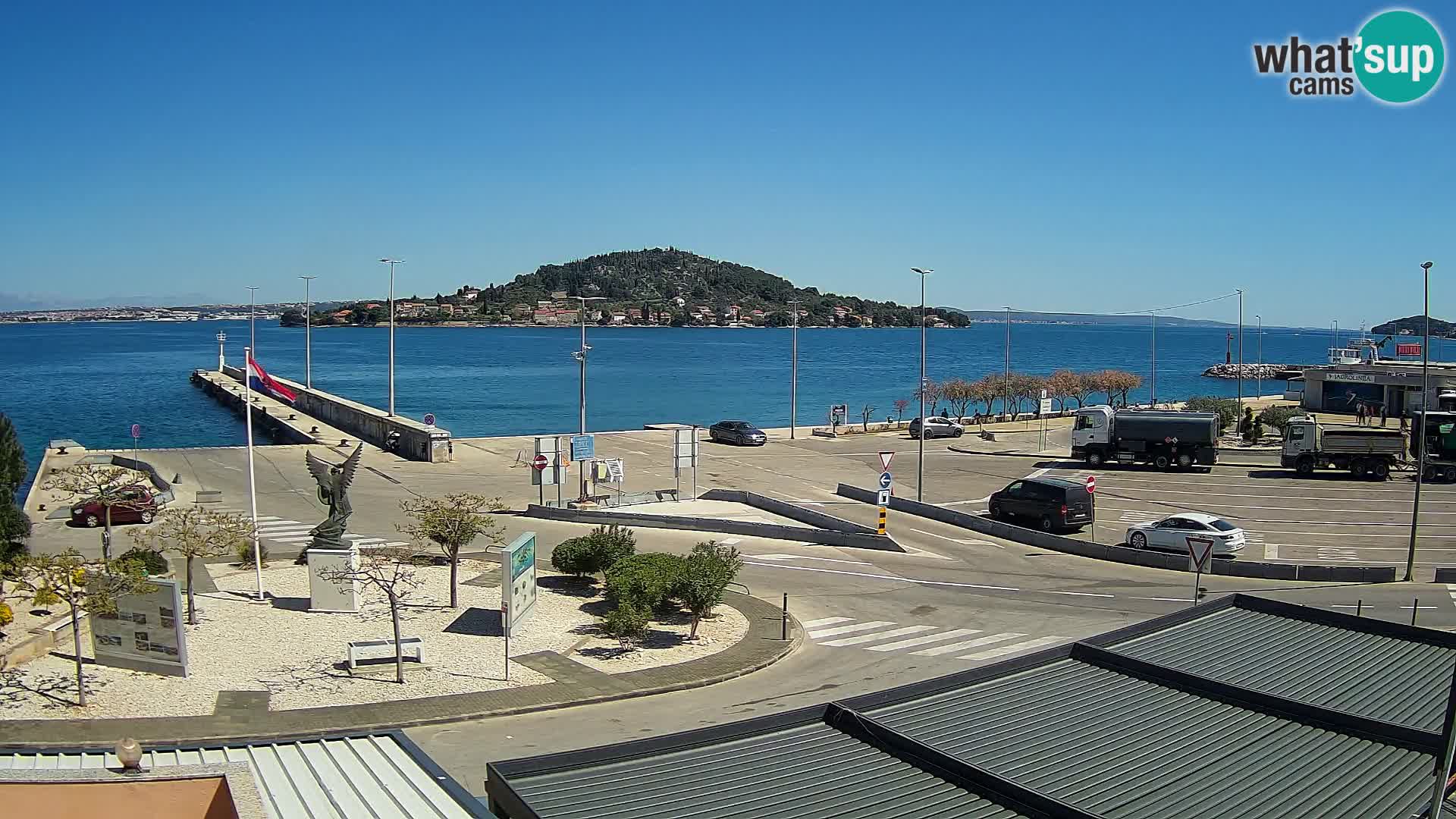 Webcam Ugljan – Preko Ferry to Zadar