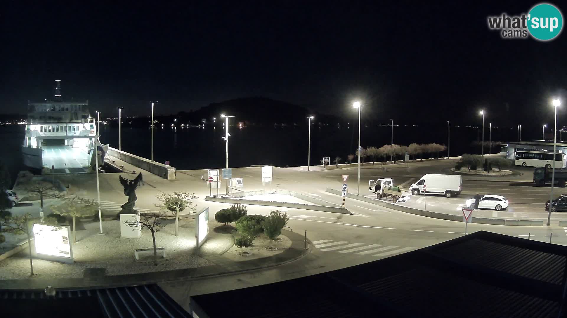 Web kamera Ugljan – Preko trajekt za Zadar