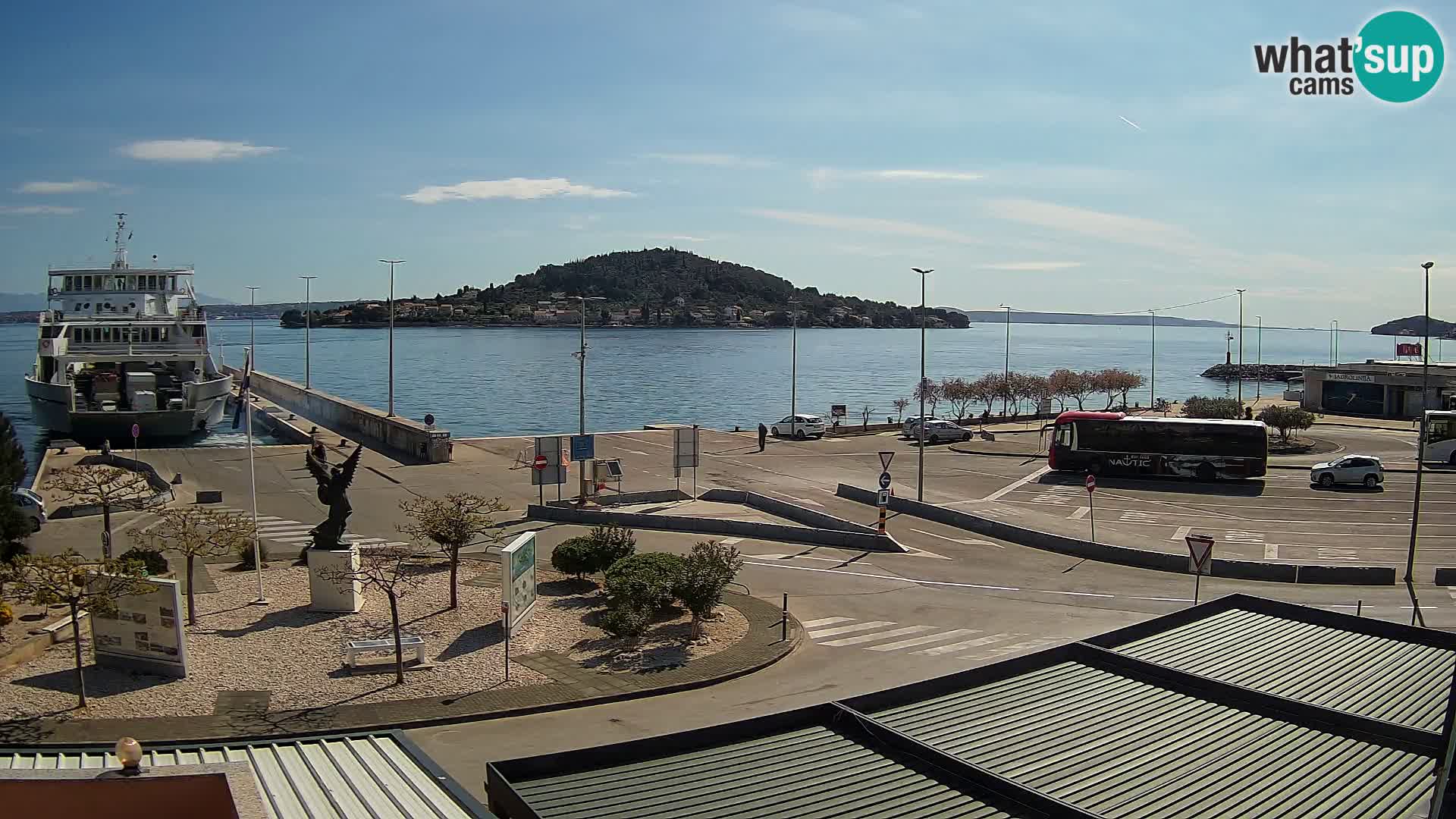 Webcam Ugljan – Preko Ferry to Zadar