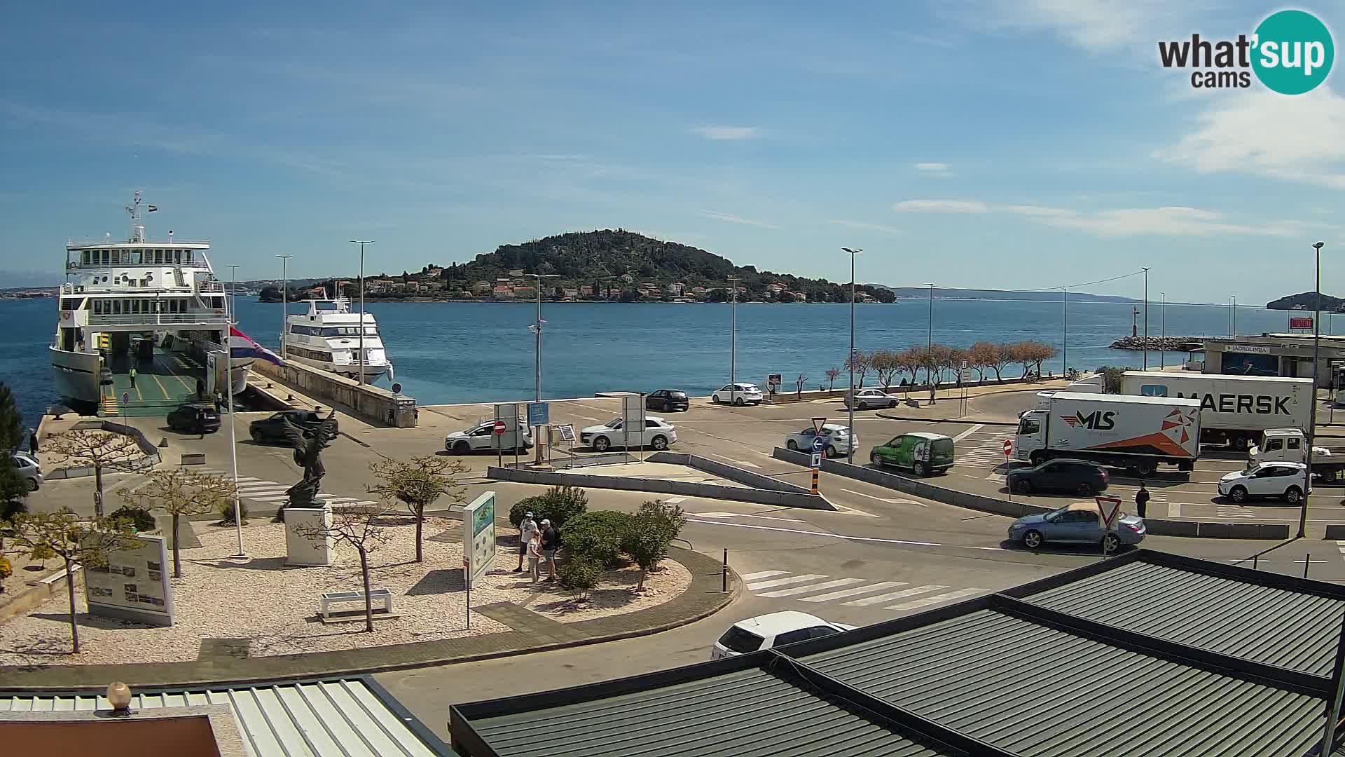 Webcam Ugljan – Preko Ferry to Zadar