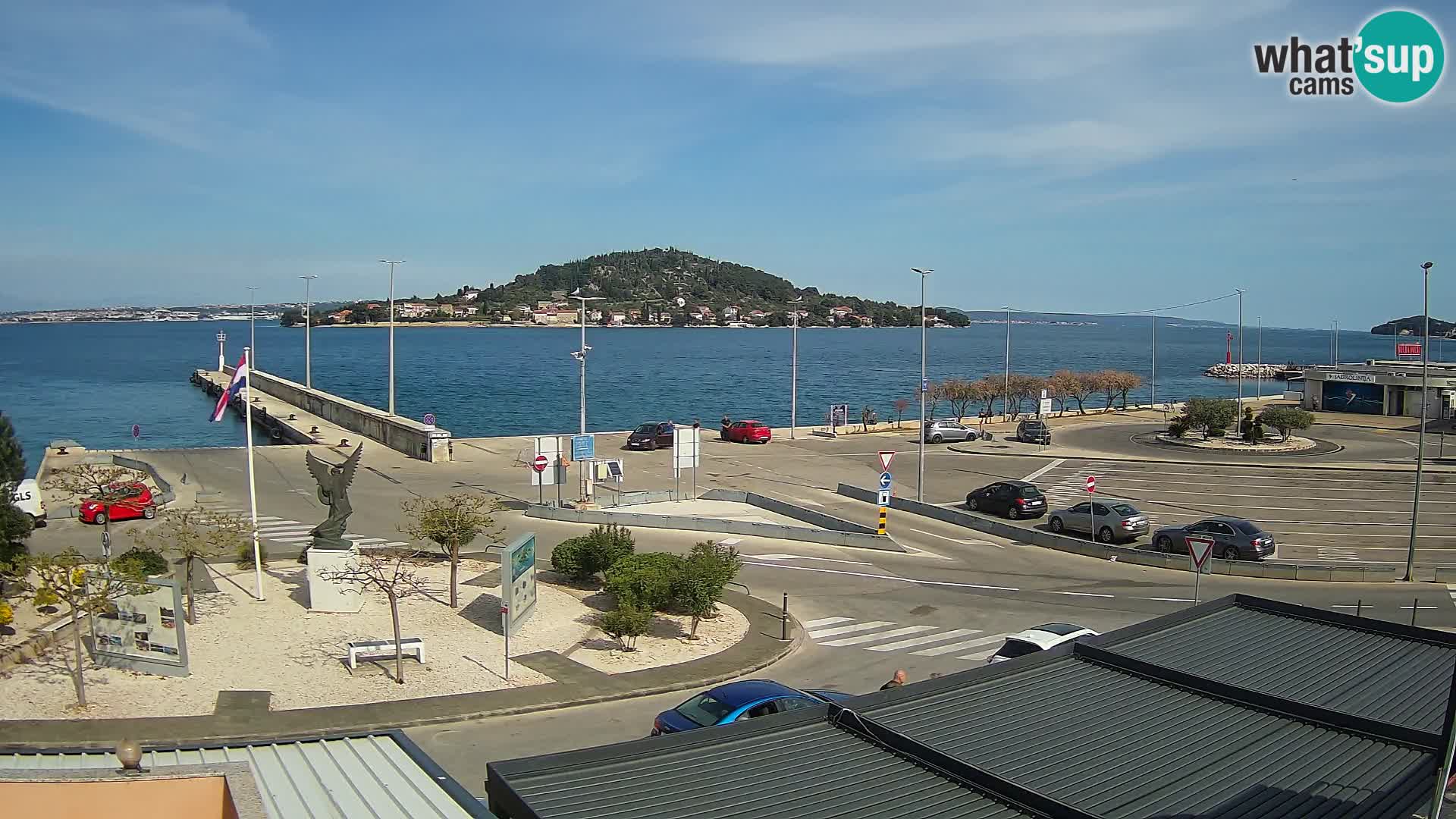 Webcam Ugljan – Preko Ferry to Zadar