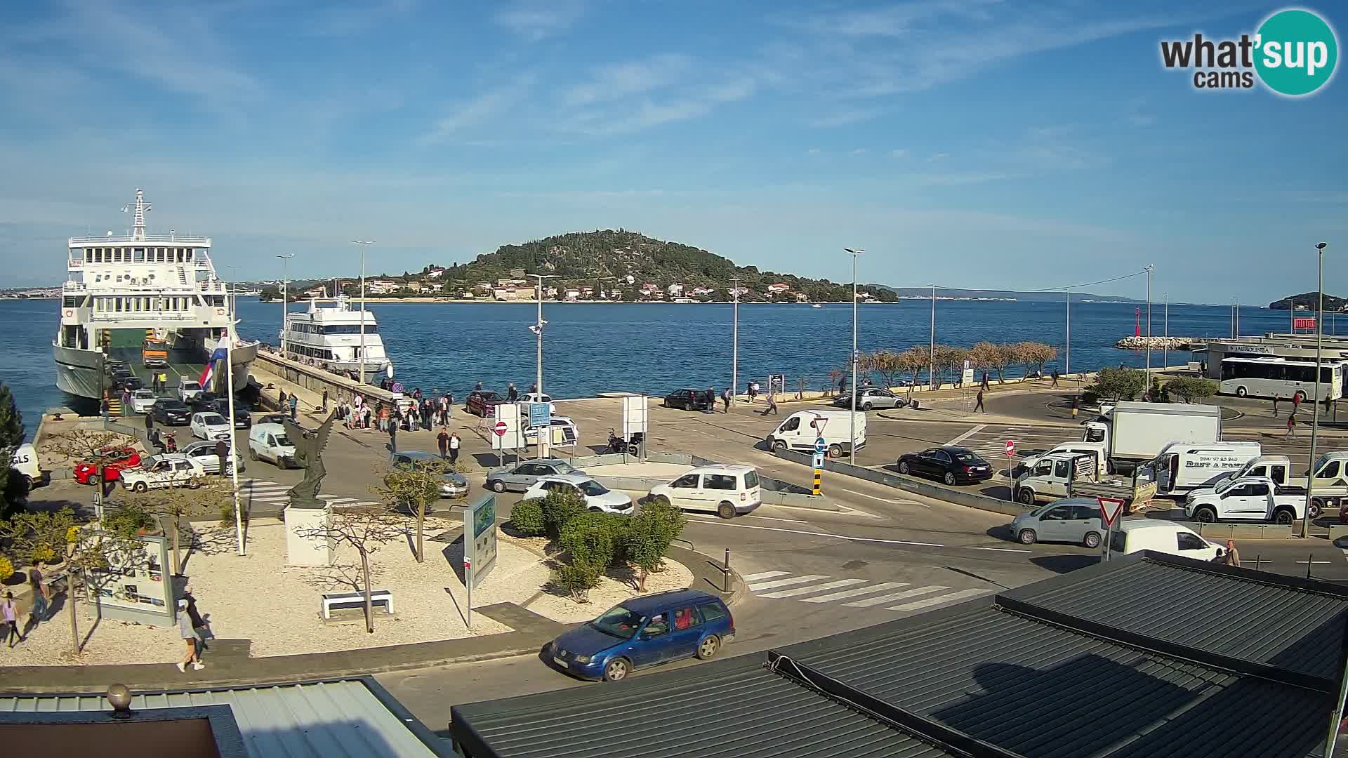 Webcam Ugljan – Preko Ferry to Zadar