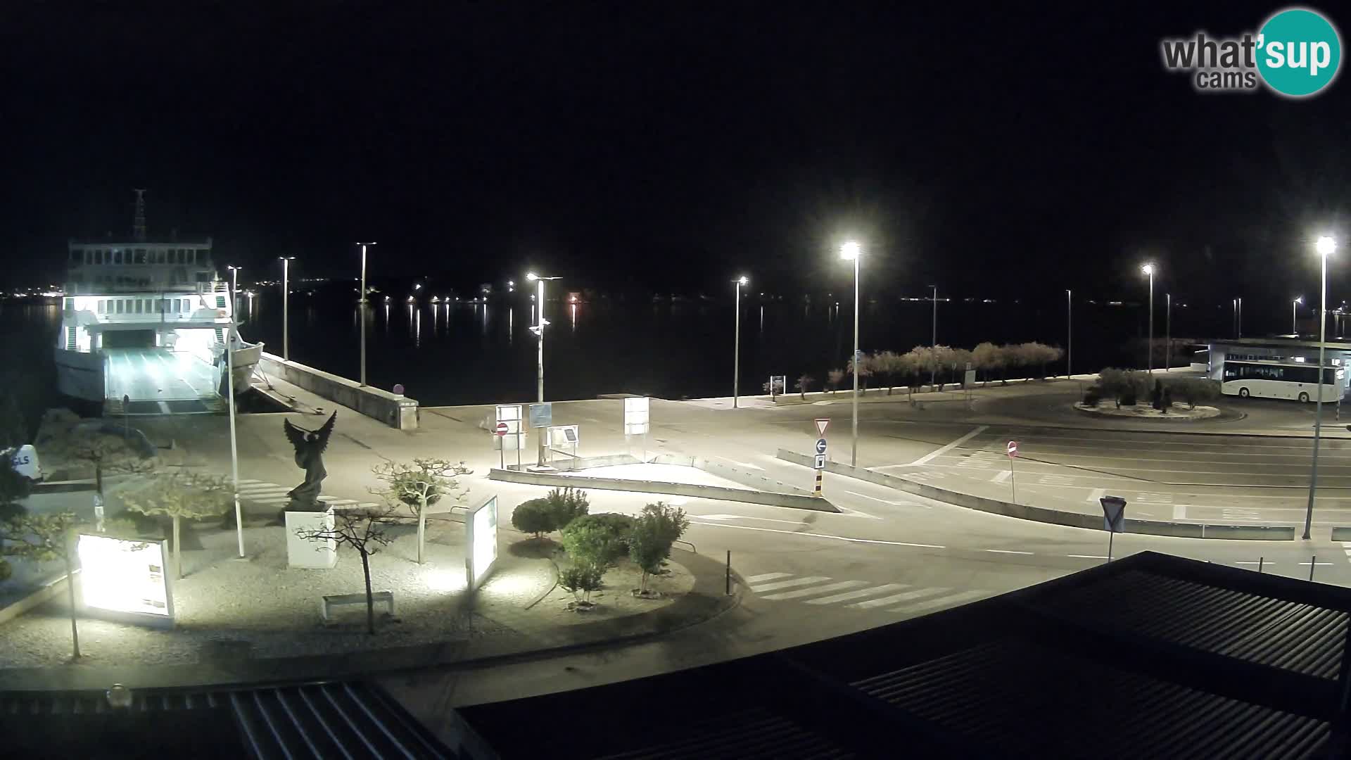 Webcam Ugliano – terminal traghetto da Preko a Zara